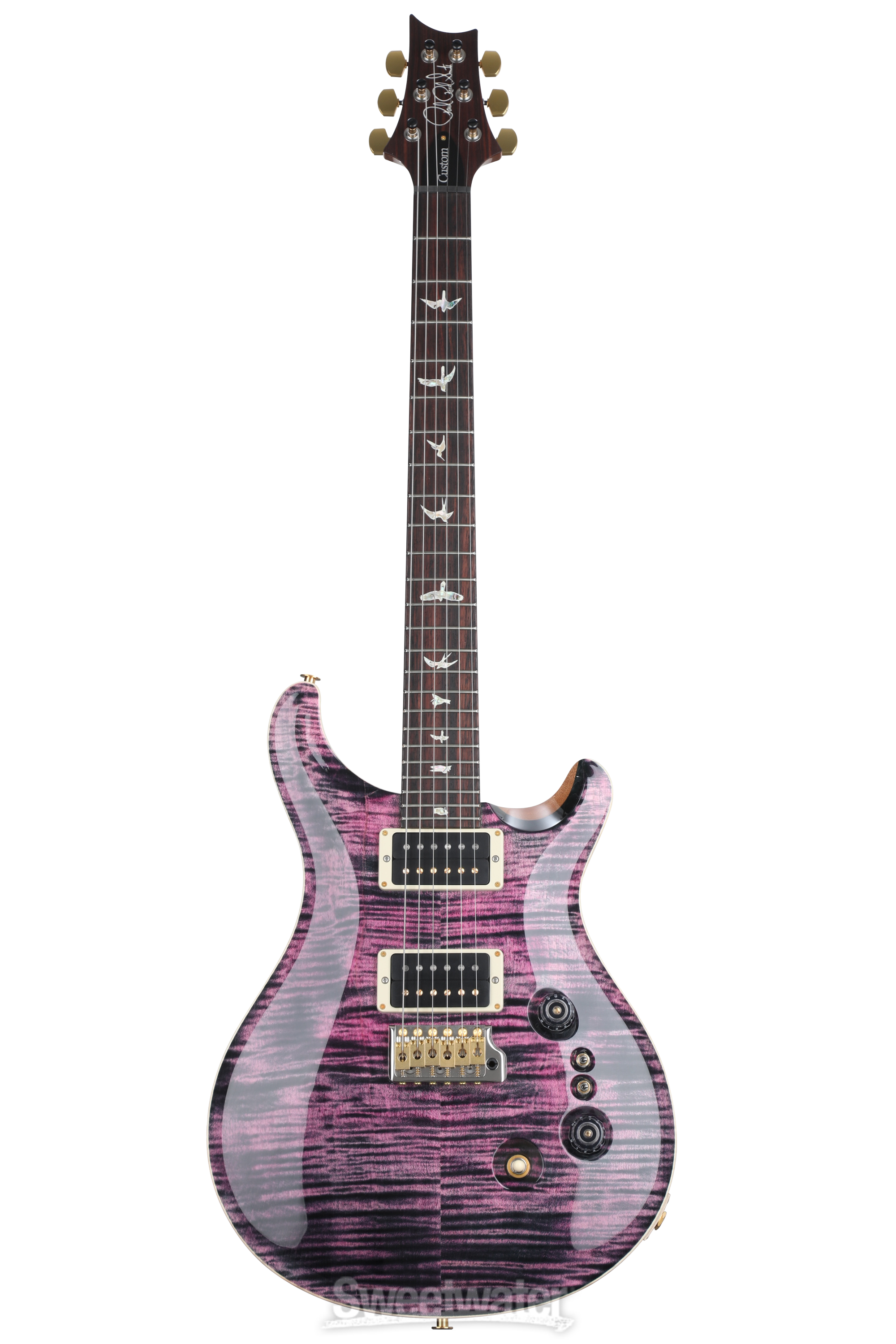 PRS Custom 24-08 Electric Guitar - Purple Iris 10-Top
