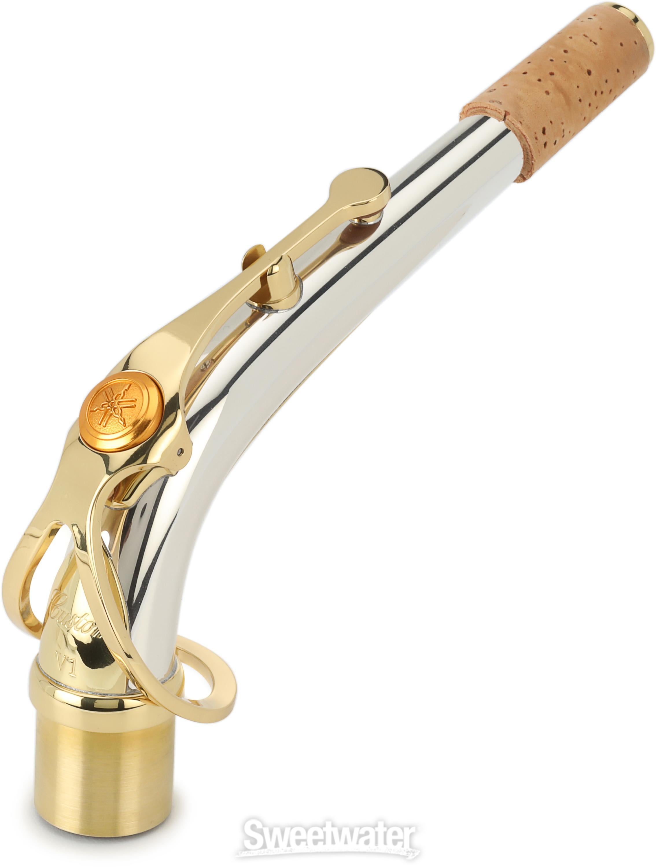 Yamaha Custom V1 Alto Saxophone Neck - Sterling Silver