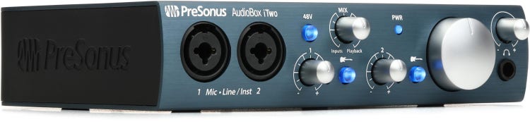 PreSonus AudioBox iTwo USB Audio Interface - Leitz Music