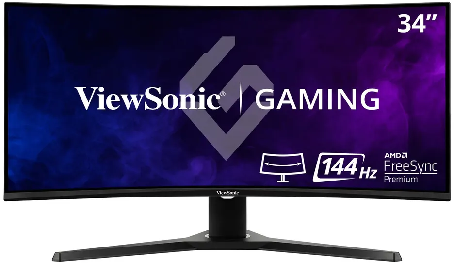 【送料無料】ViewSonic 湾曲モニター 34インチ VX3418-2KPC VX3418-2KPC 34型 21:9 144Hz Ultrawide QHD 曲面型ウルトラ