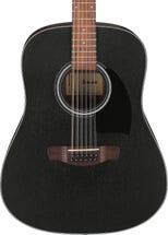 Product Image - This Item - Ibanez PF5412 12-string Acoustic Guitar - Open-pore Weathered Black