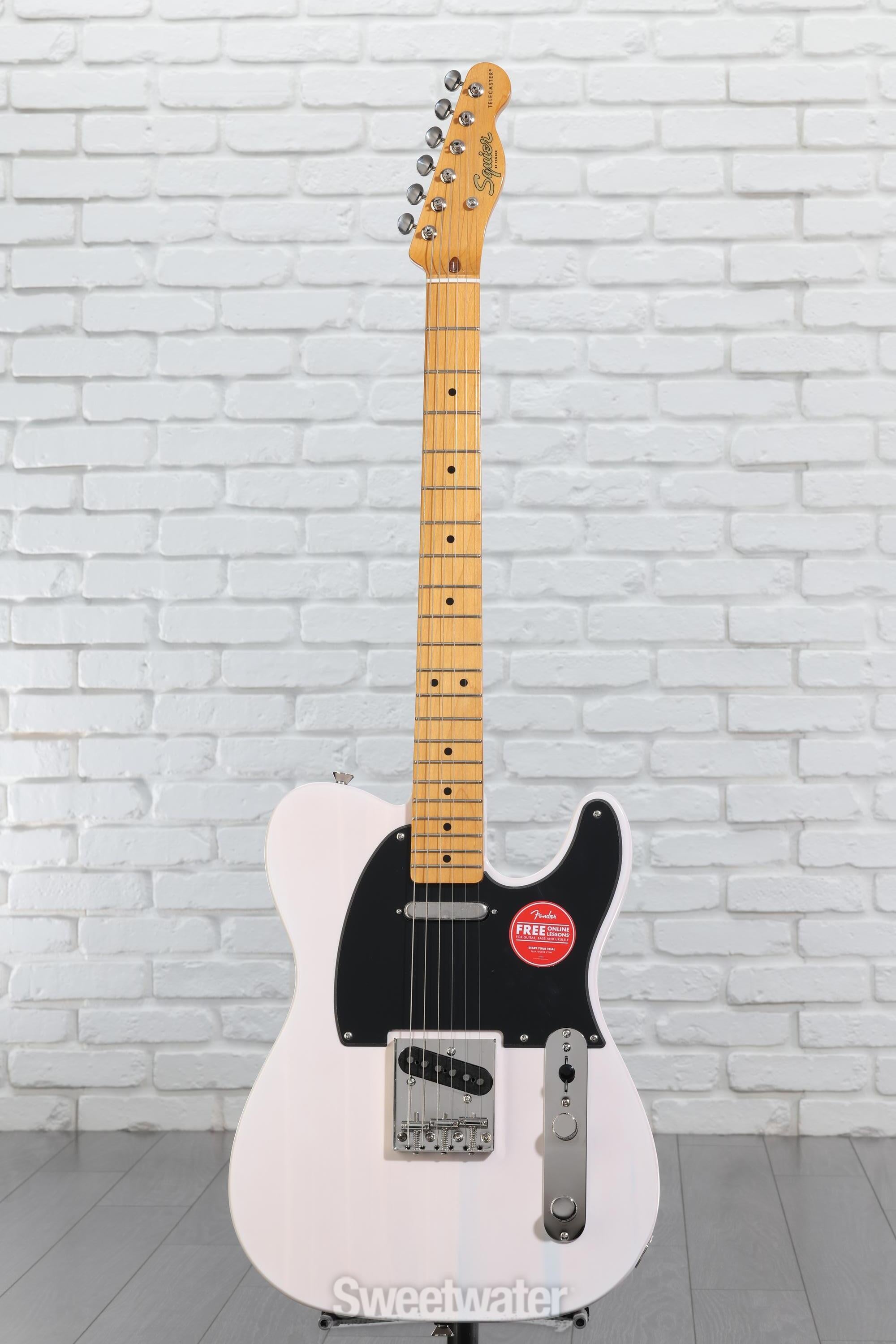 Squier Telecaster ホワイト Classic Vibe 50s Squier Classic Vibe '50s Telecaster - White Blonde | Sweetwater