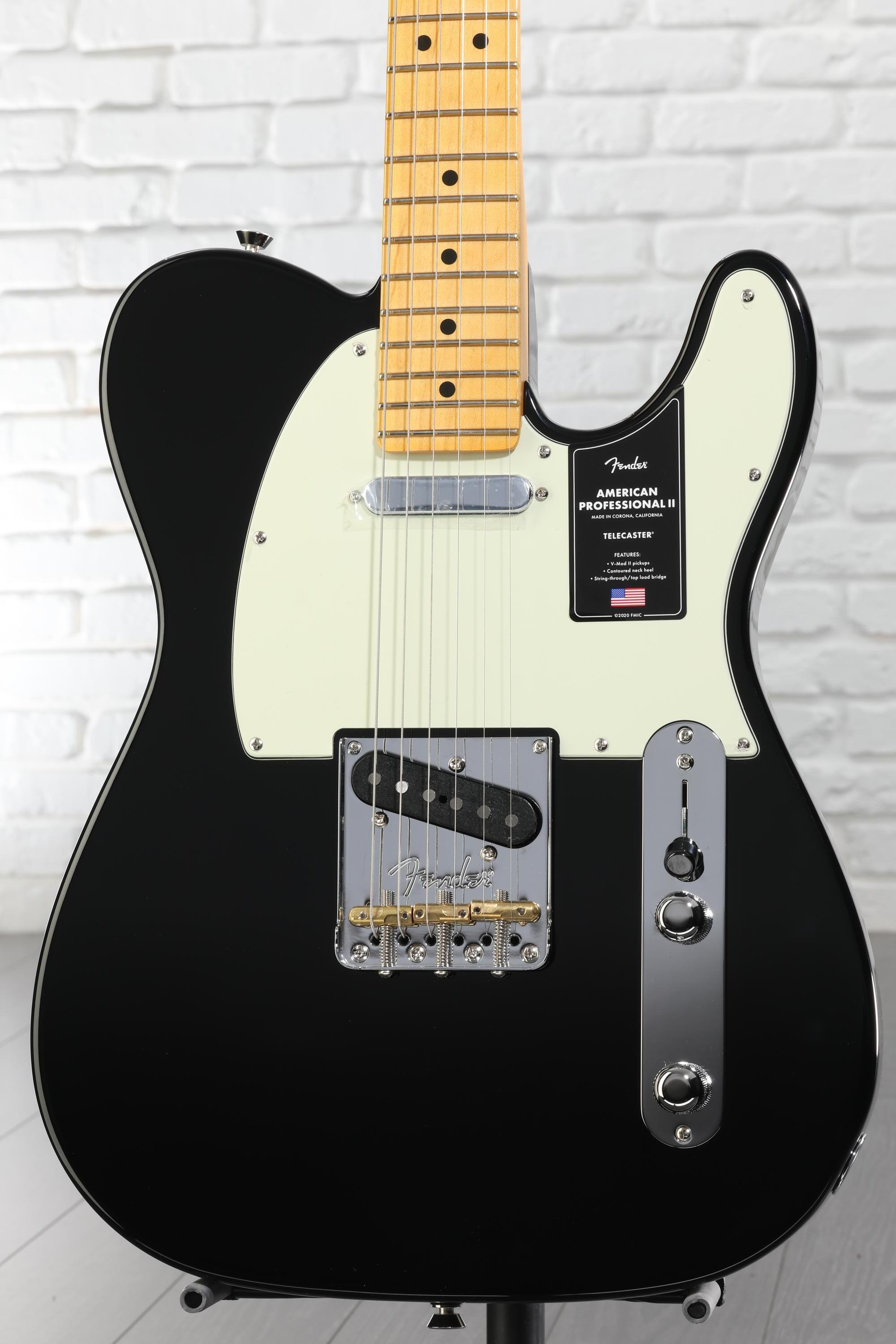 Fender American Professional II Telecaster - Black with Maple