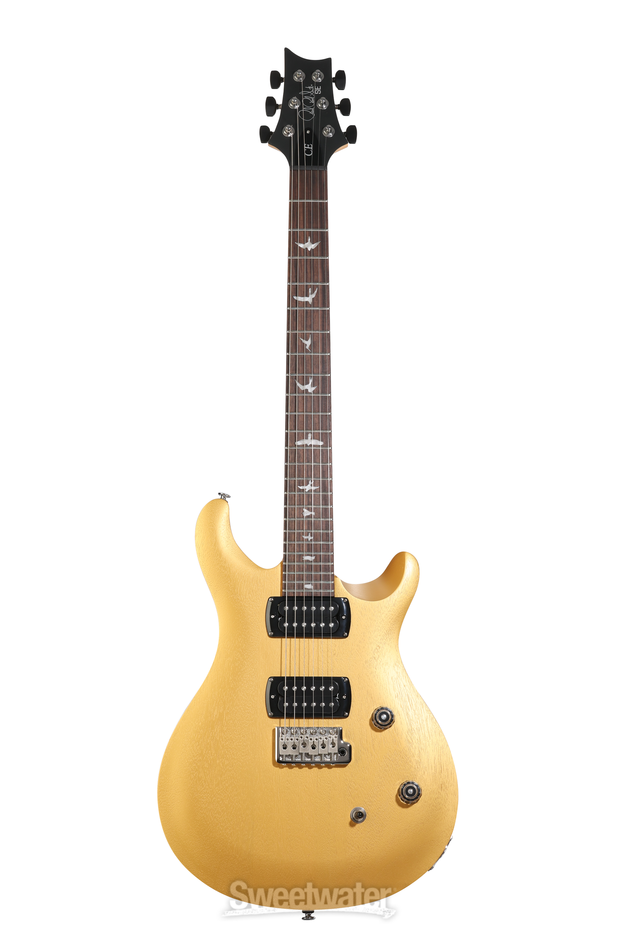 PRS SE CE 24 Standard Satin Electric Guitar - Metallic Gold Satin