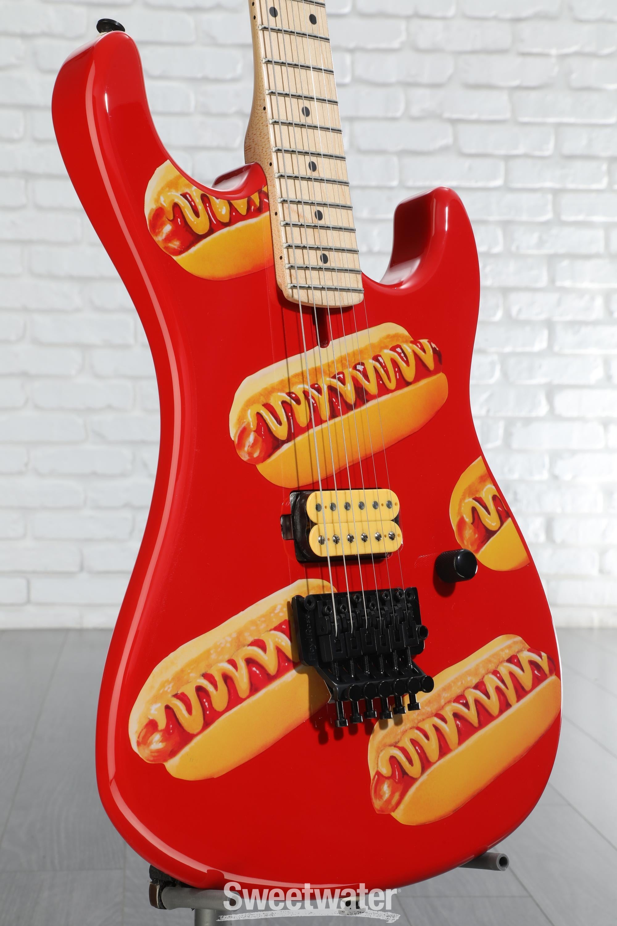 Kramer The 84 Hot Dogger Electric Guitar - Ketchup Red, Sweetwater