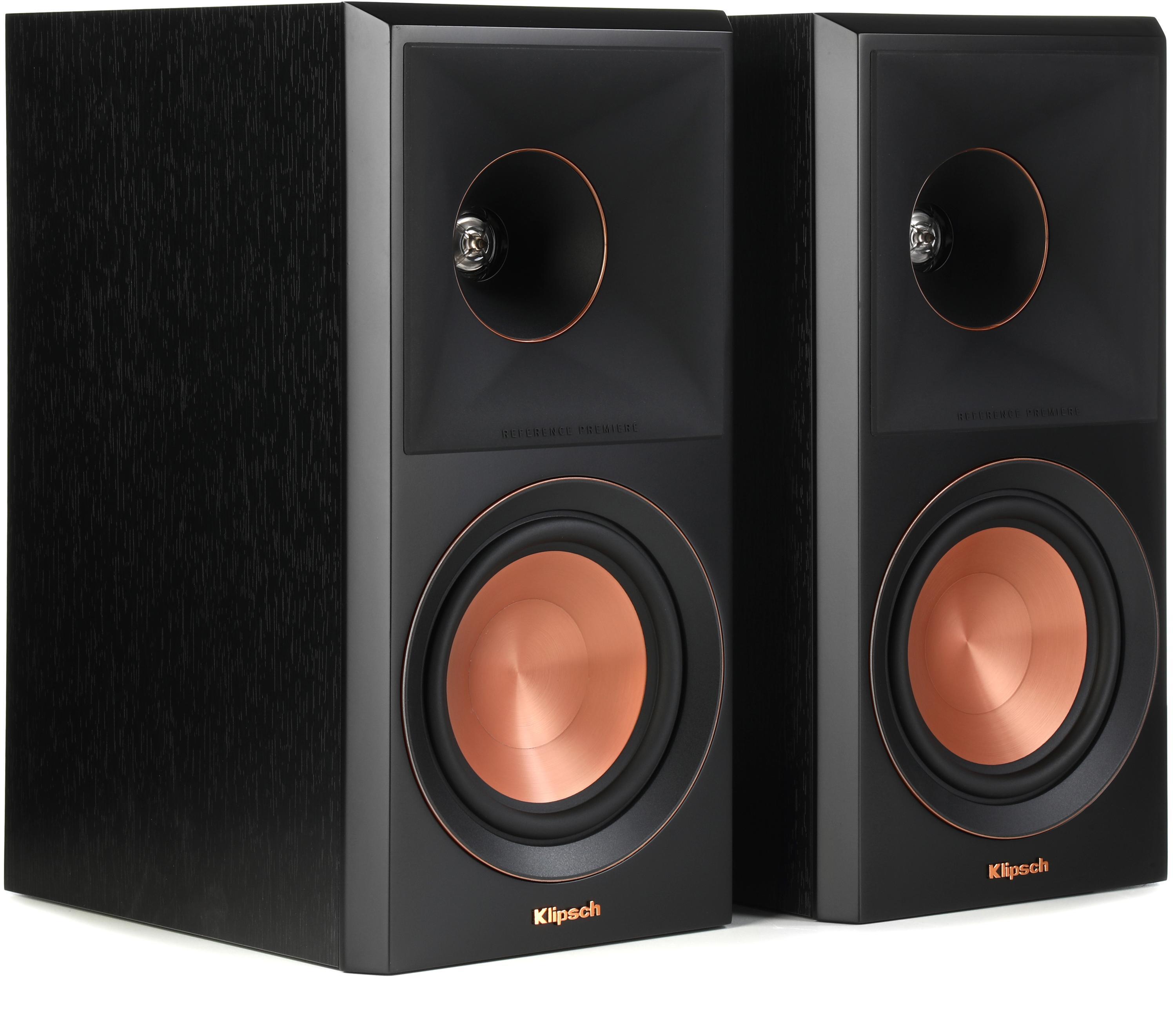 Klipsch RP-500M II Passive Bookshelf Speaker Pair - Ebony | Sweetwater