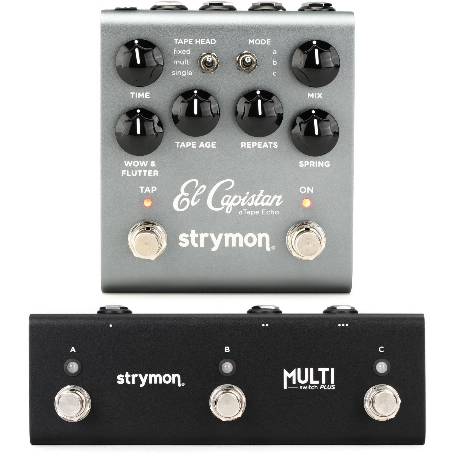 Strymon El Capistan dTape Echo Pedal V2 and Multi Switch Plus Pack ...