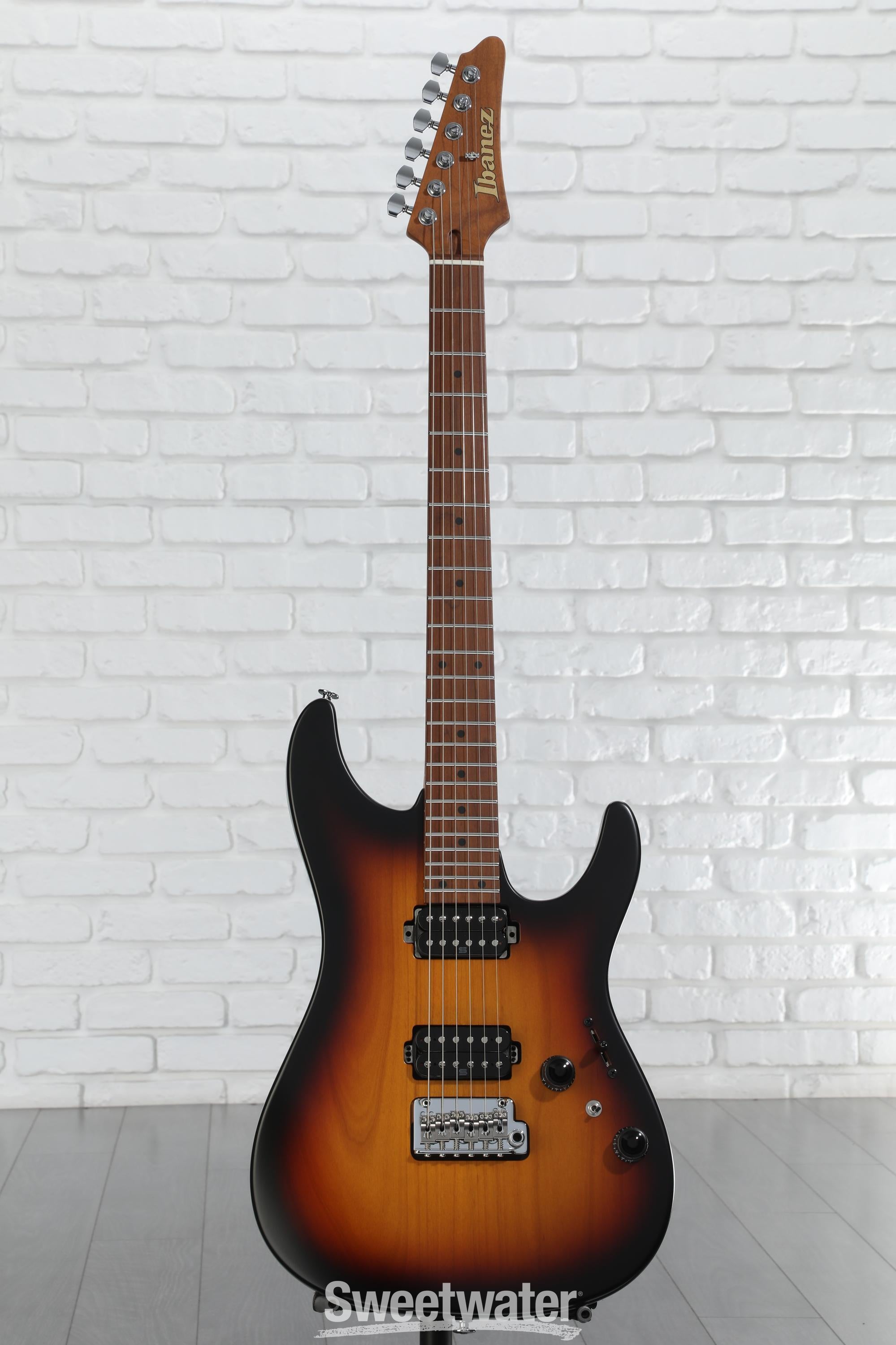 Ibanez Prestige AZ2402 Electric Guitar - Tri Burst Fade Flat