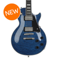 Photo of Epiphone Les Paul Custom Electric Guitar - Viper Blue, Sweetwater Exclusive