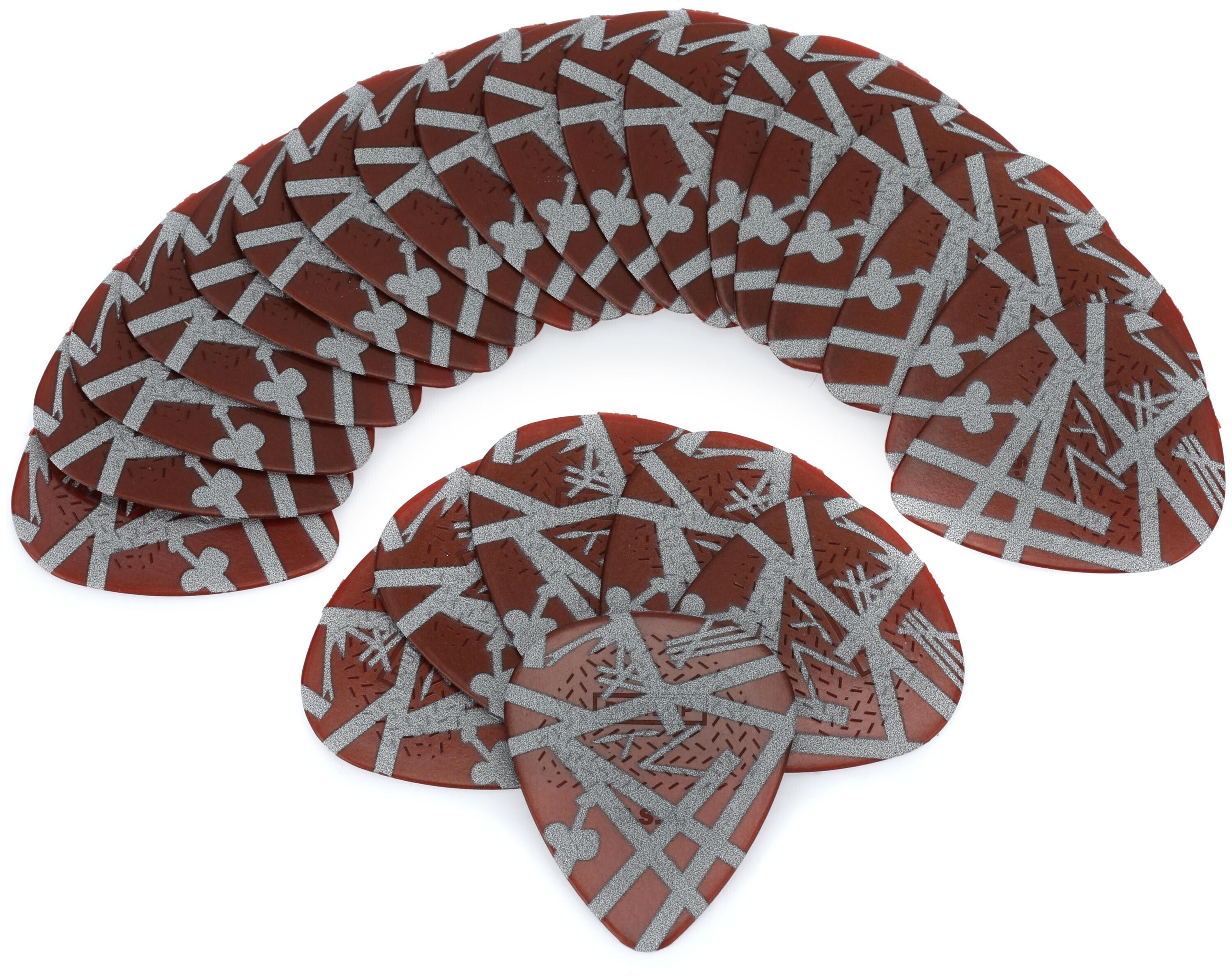 Photo of Dunlop EVH Shark Guitar Max-Grip Picks - .60mm (24-pack)