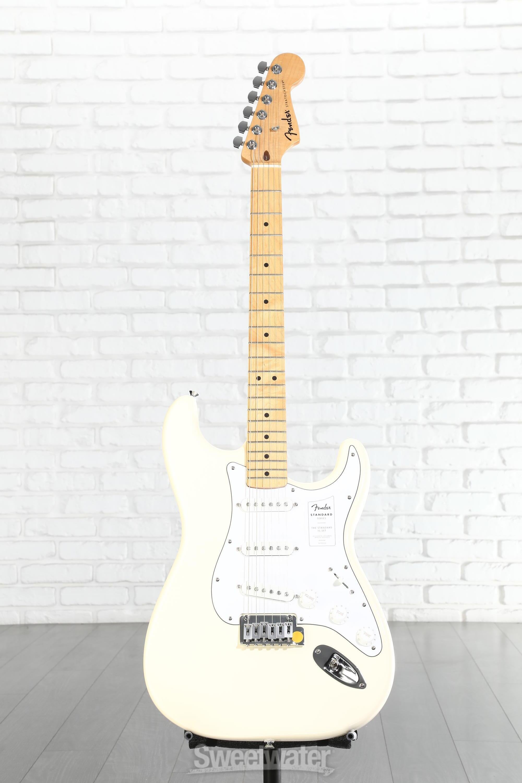Fender Standard Stratocaster Electric Guitar - Olympic White