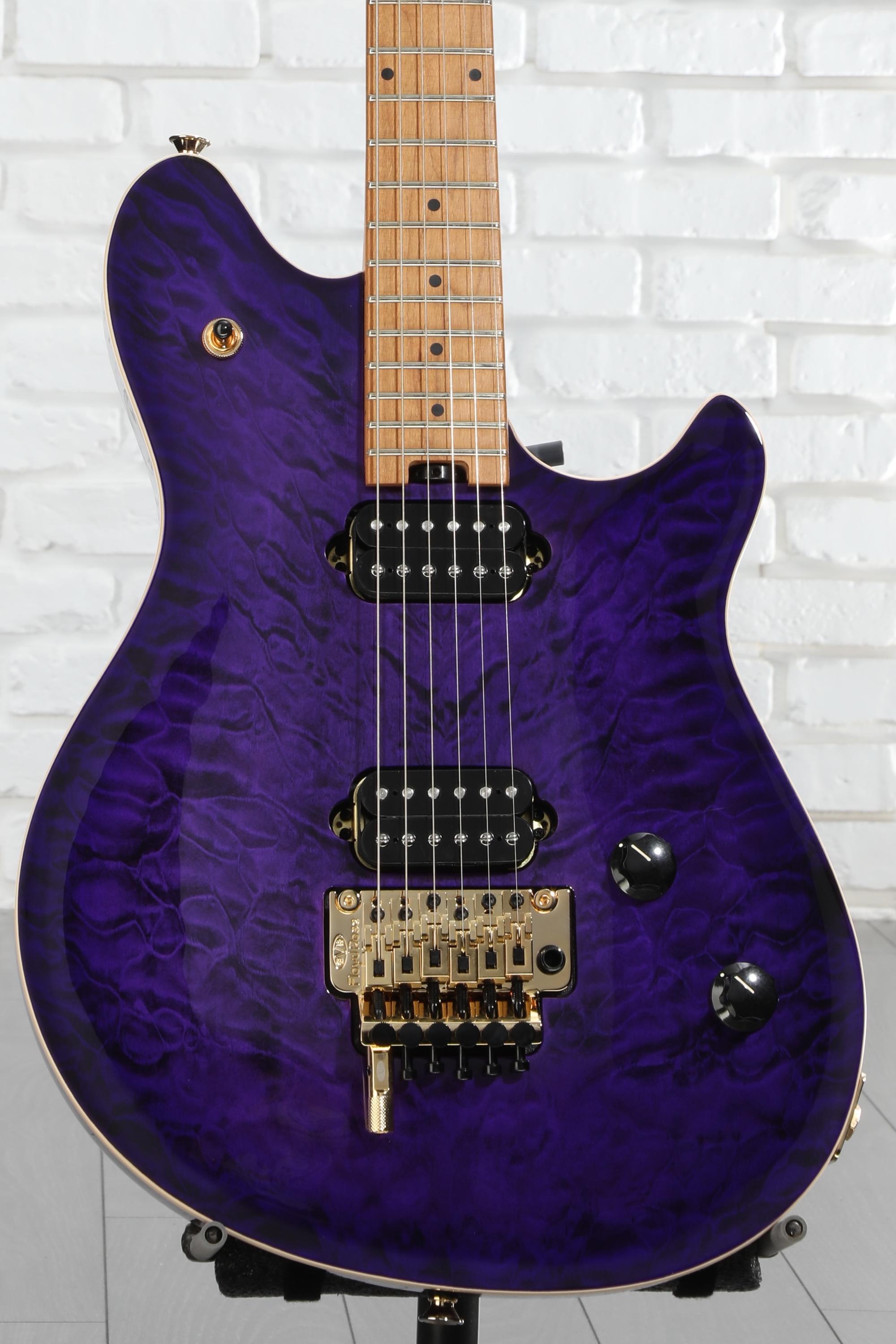EVH Wolfgang Special QM Electric Guitar - Purple Burst | Sweetwater
