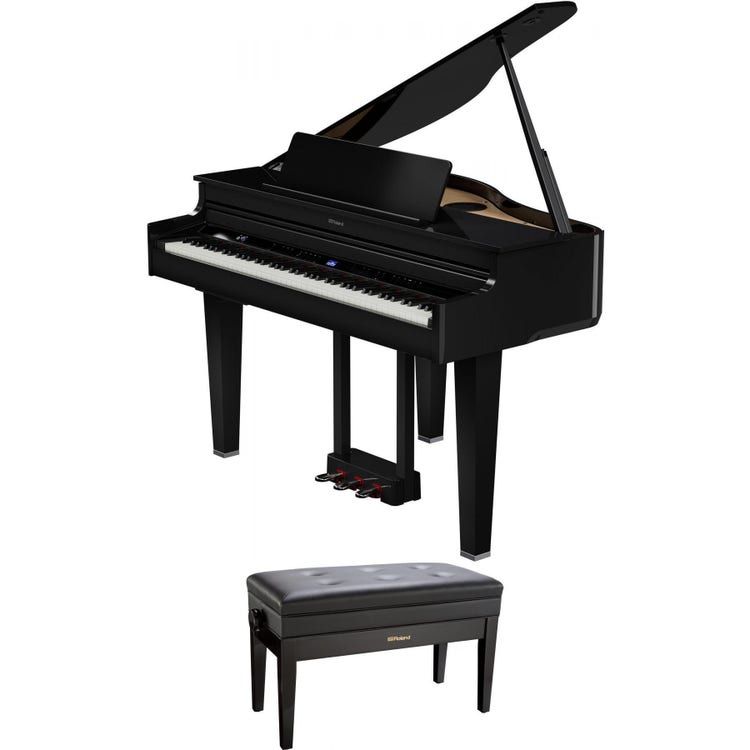 Roland GP-3 Compact Digital Grand Piano Polished Black