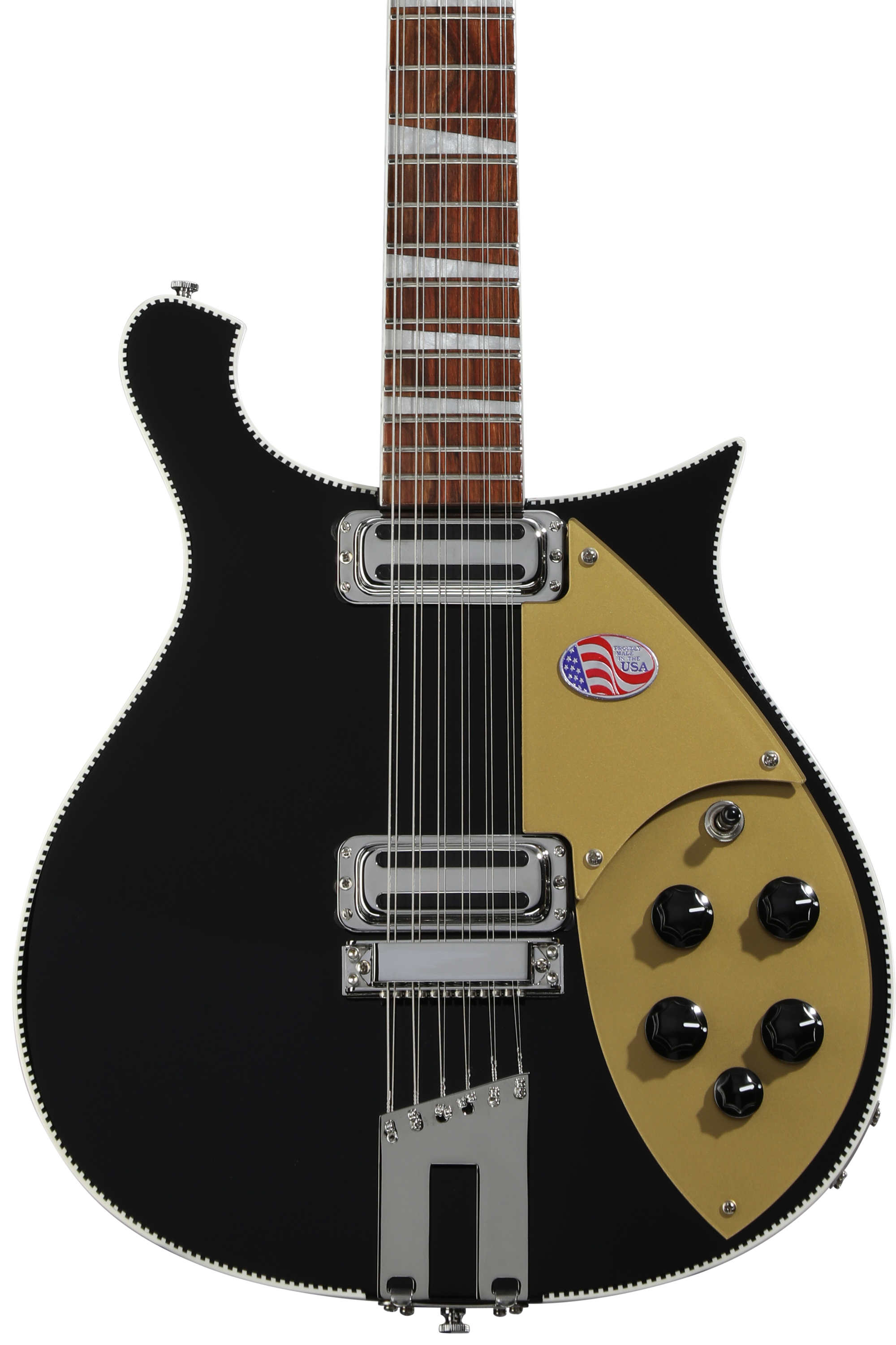 Rickenbacker 660/12 12-string Electric Guitar - Jetglo | Sweetwater