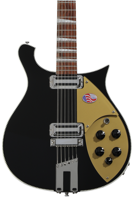 Rickenbacker 660/12 12-string Electric Guitar - Jetglo | Sweetwater