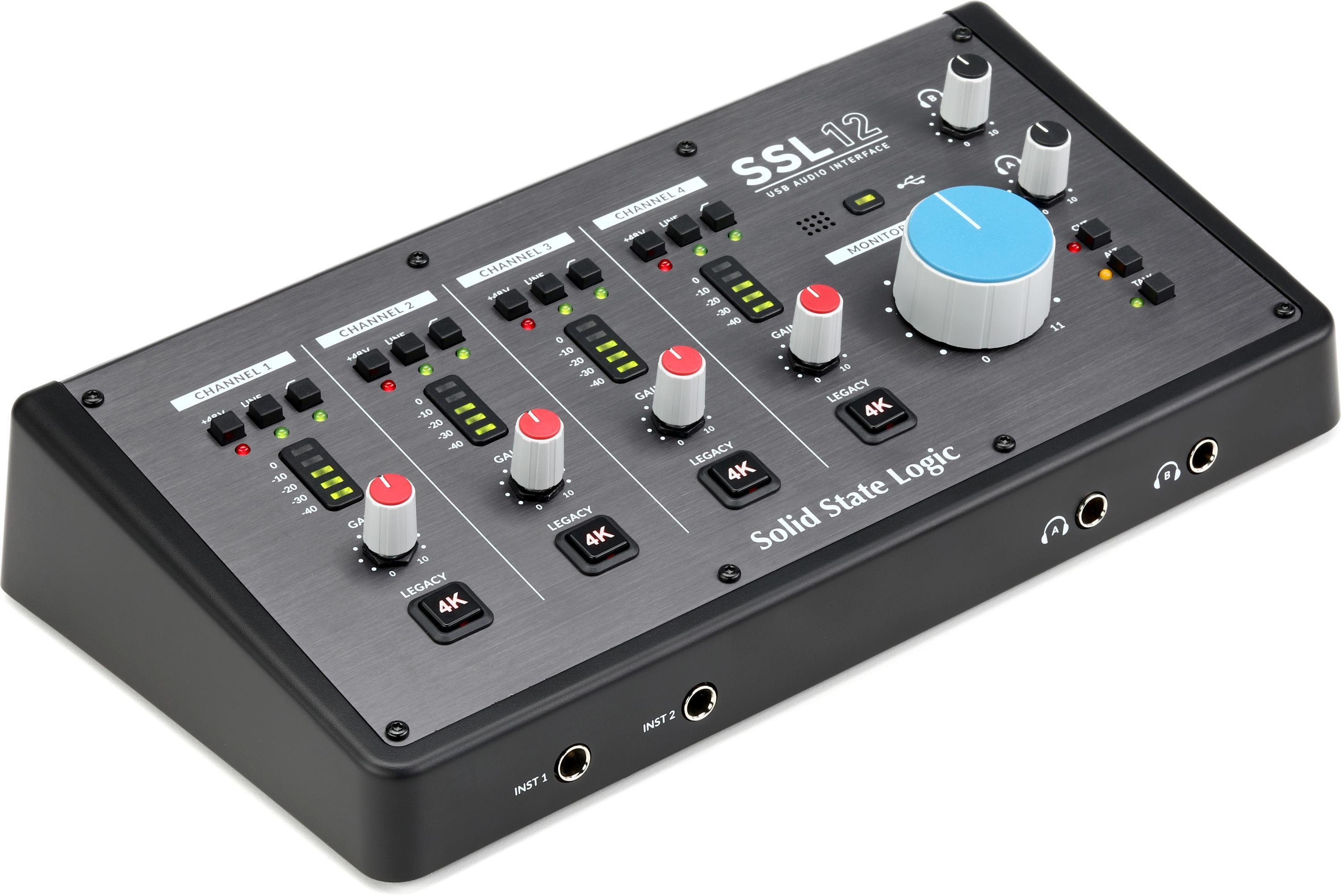 Solid State Logic SSL 12 USB Audio Interface | Sweetwater