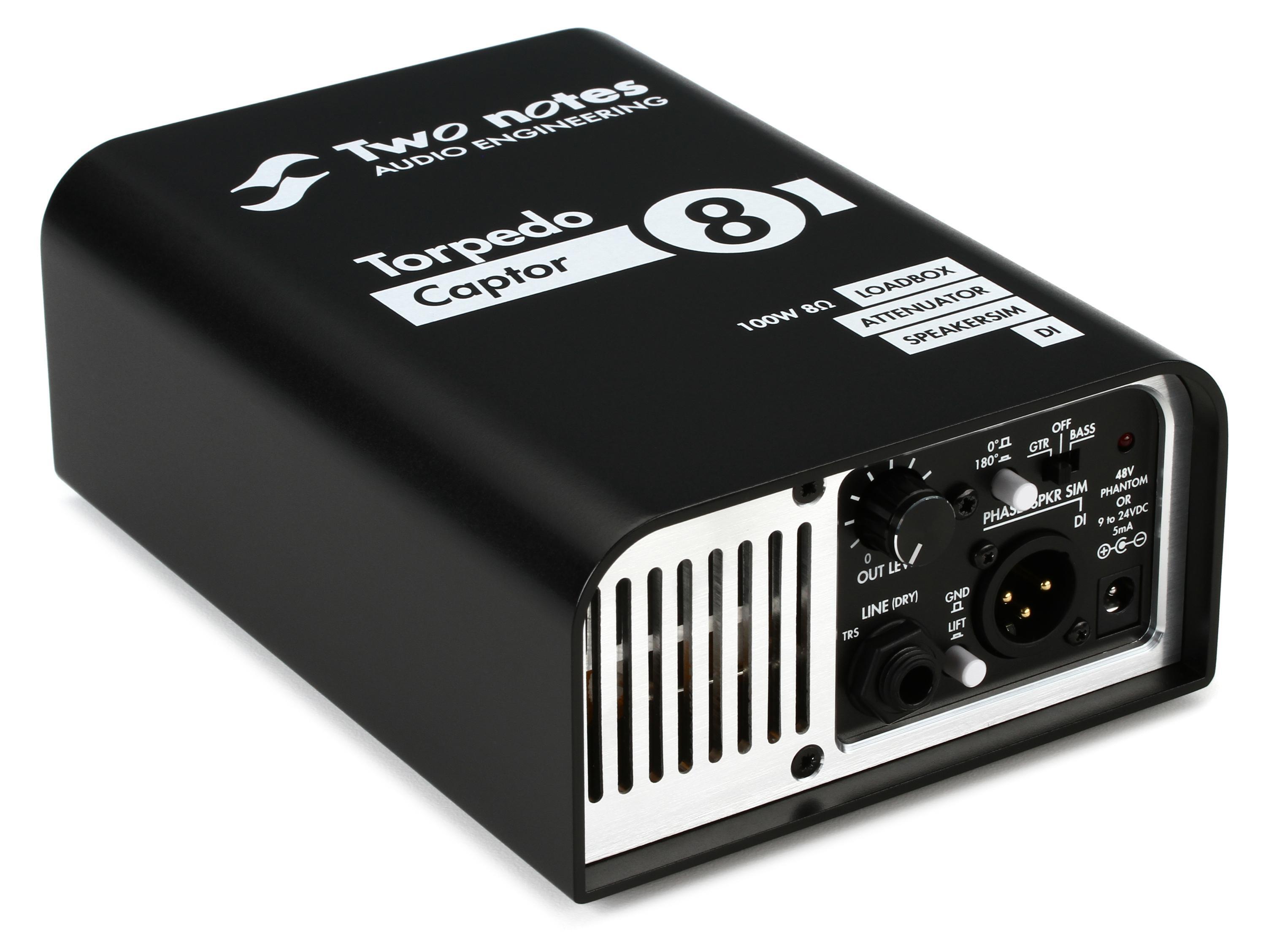 Two Notes Torpedo Captor Reactive Loadbox DI and Attenuator - 8 