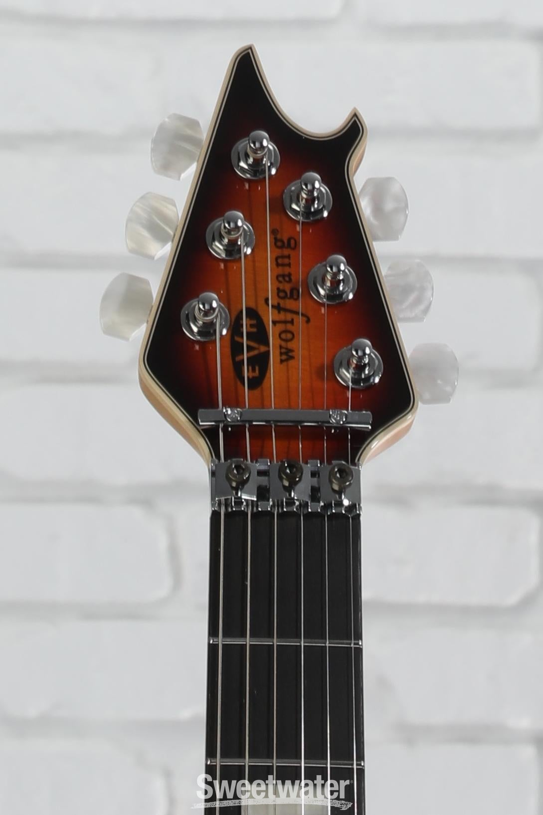 EVH Wolfgang USA 5A Flame Maple Top - 3-tone Sunburst | Sweetwater