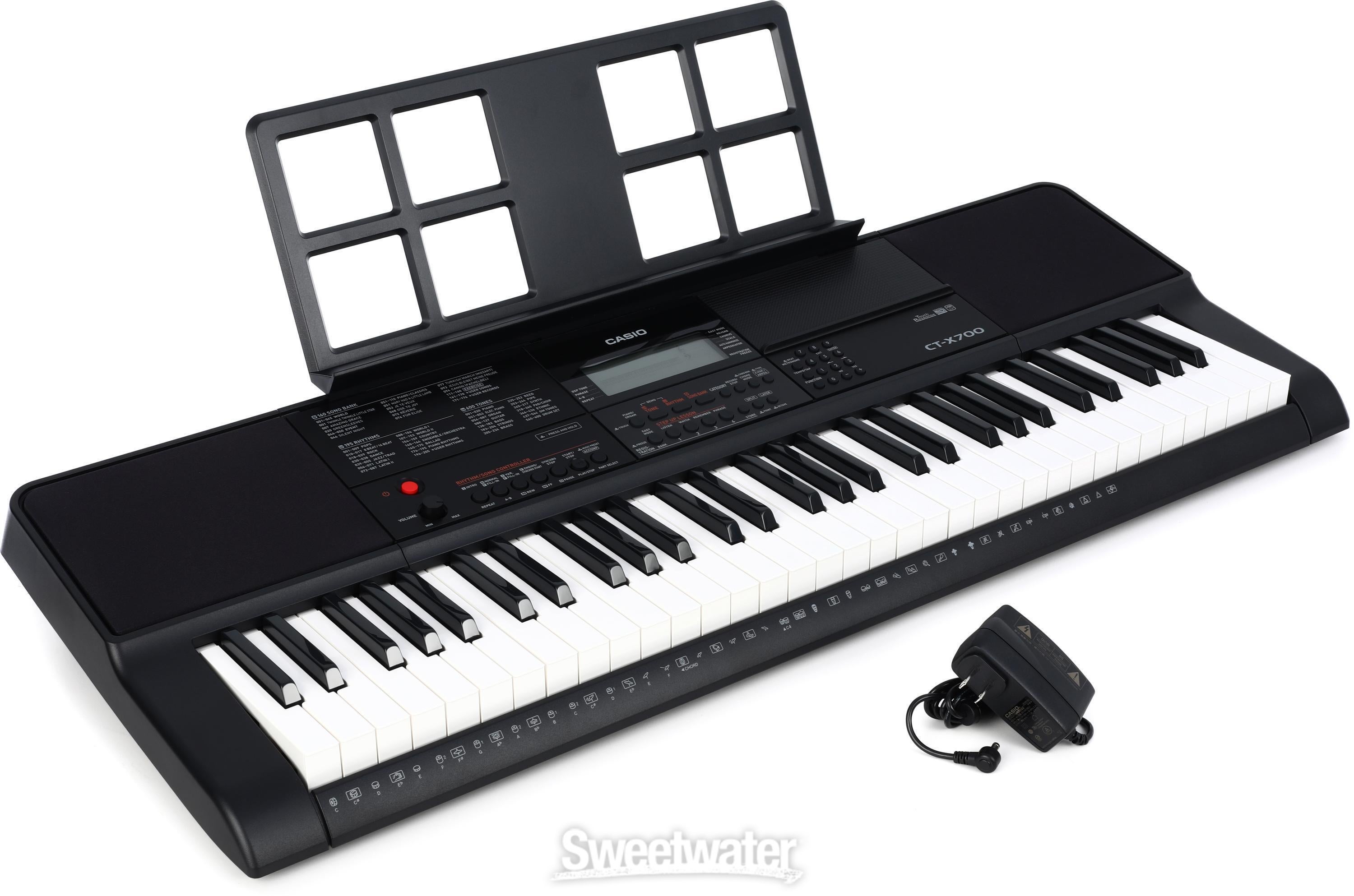 Casio CT X700 61 key Portable Arranger Keyboard Sweetwater