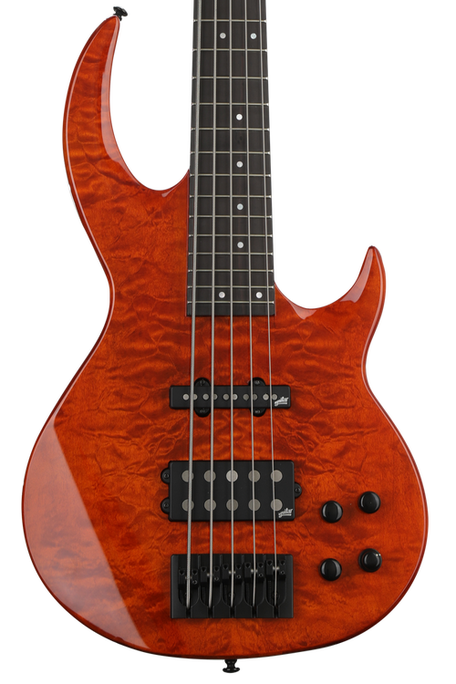 ESP LTD Signature Bunny Brunel BB-1005 Bass Guitar - Burnt