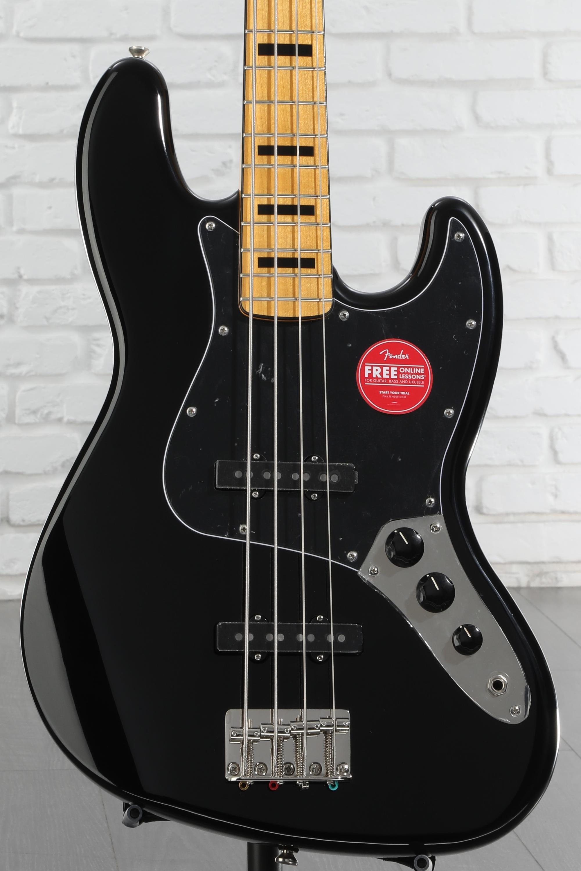 Squier Classic Vibe '70s Jazz Bass - Black | Sweetwater