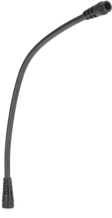 Mic-Eze Rubber-Neck Solid Core Thinline Gooseneck Microphone Extension -  16ST, 16 inch