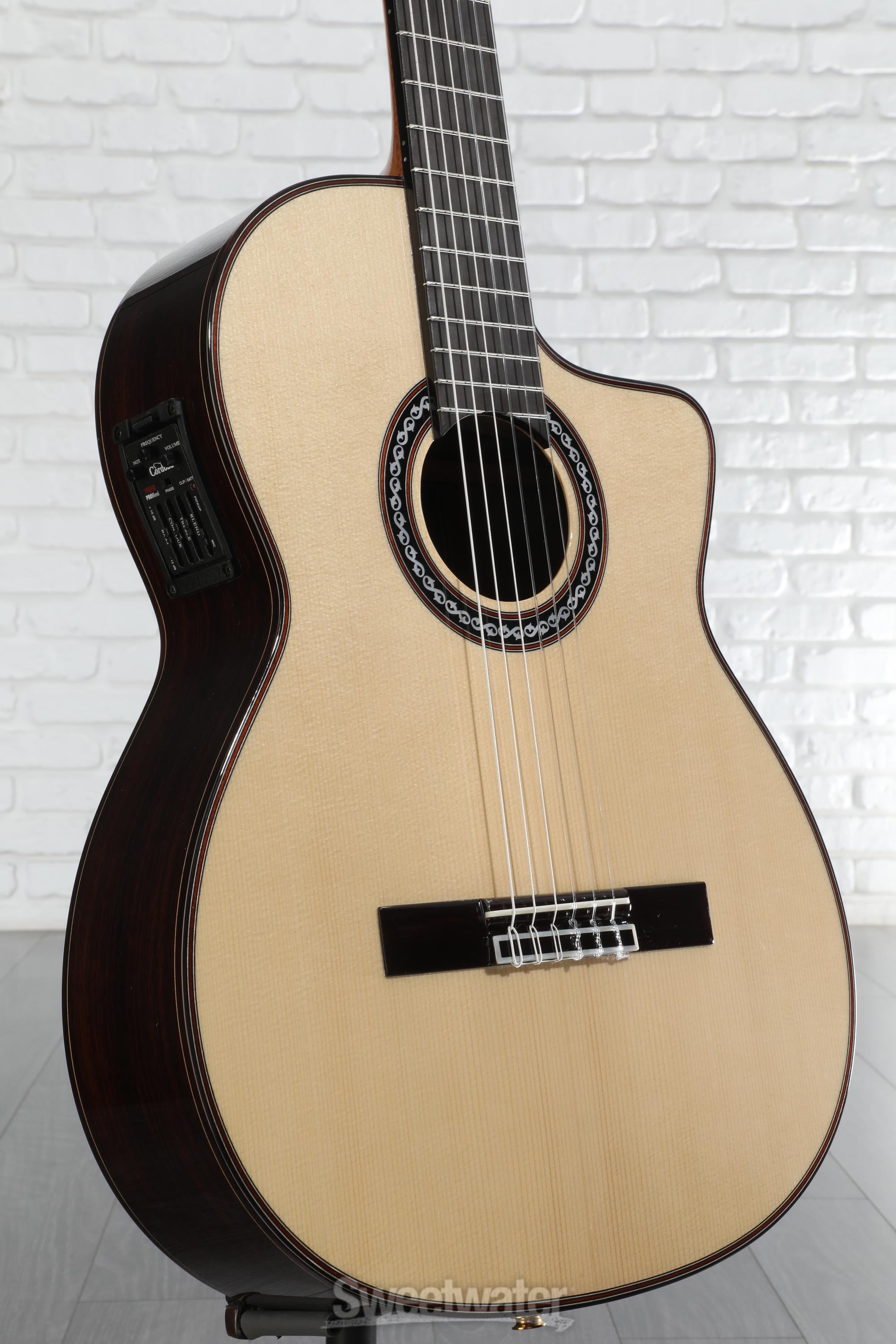 Cordoba GK Pro Negra Nylon String Acoustic-Electric Guitar