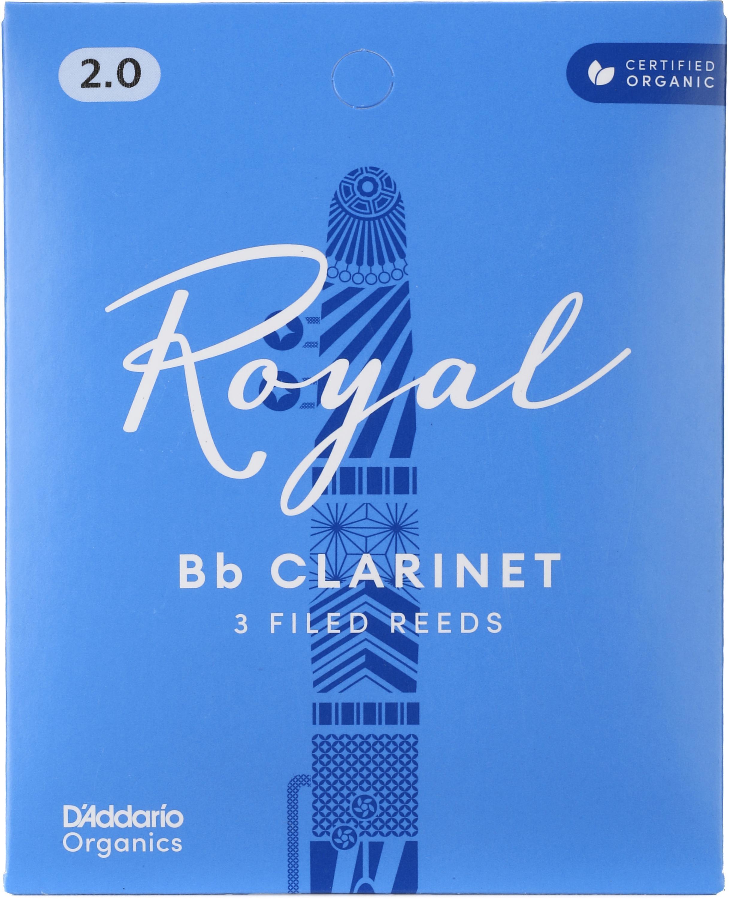 Photo of D'Addario Royal Bb Clarinet Reeds - 2.0 (3-pack)