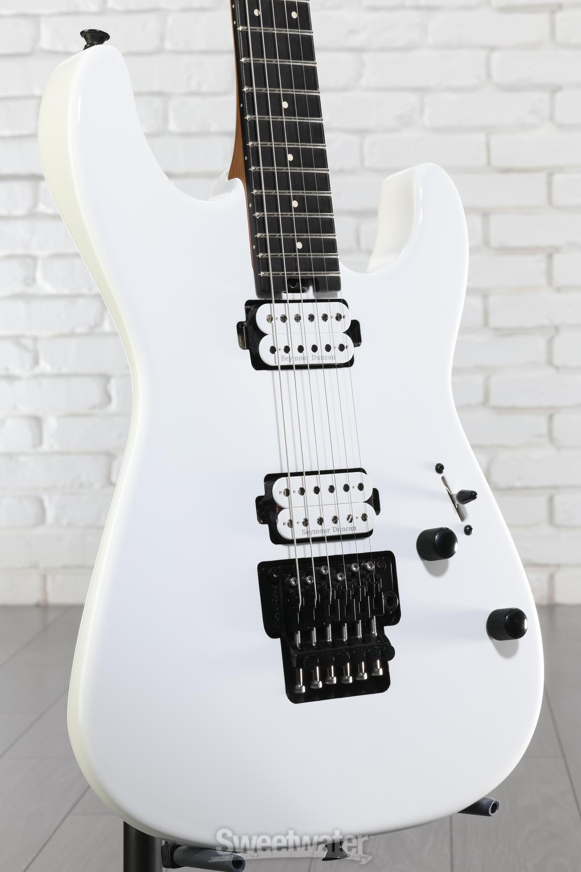 Charvel Pro-Mod Plus SC1 HH FR Electric Guitar - Snow White