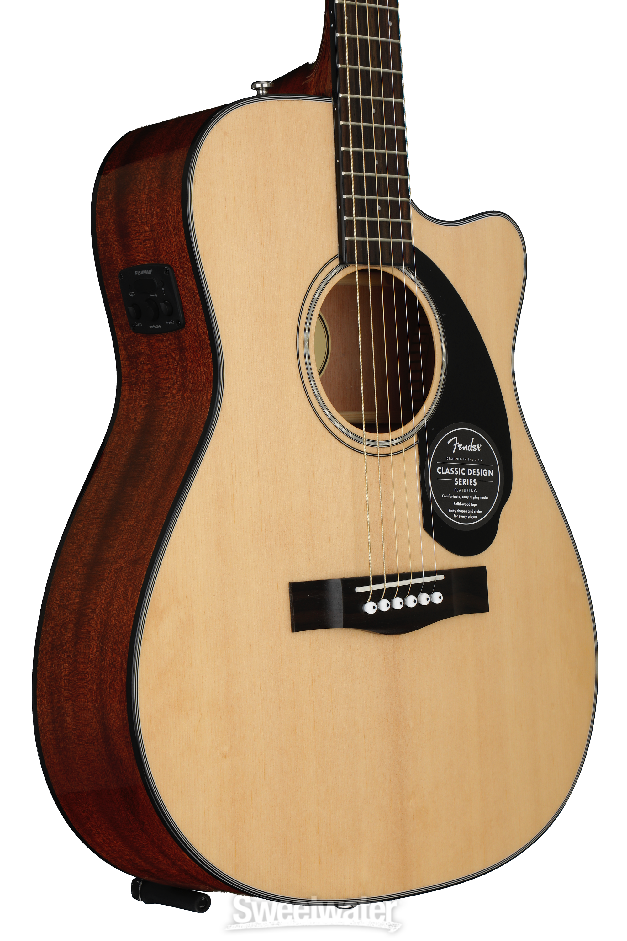 Photo of Fender CC-60SCE Acoustic-electric Guitar - Natural