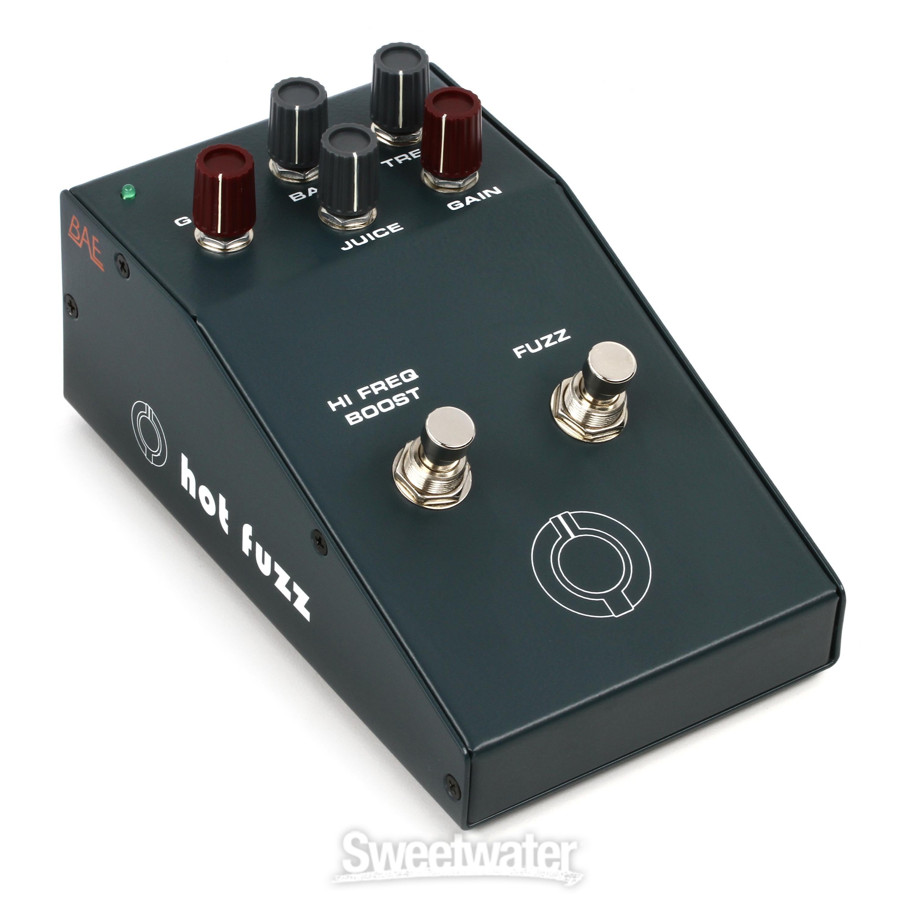 BAE Hot Fuzz Hybrid Fuzz and Treble Boost Pedal Reviews | Sweetwater