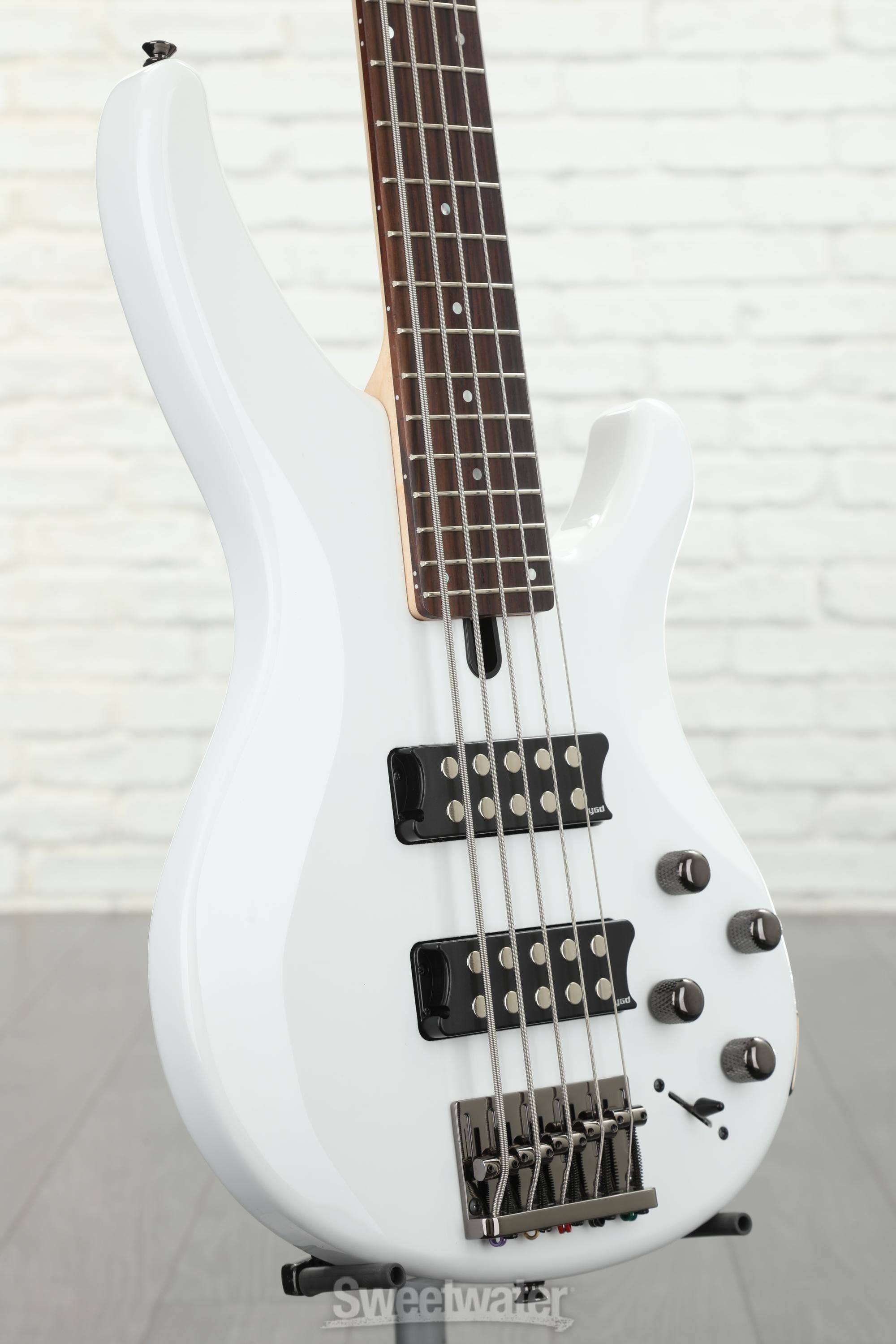 Yamaha TRBX305 5-string Bass Guitar - White | Sweetwater