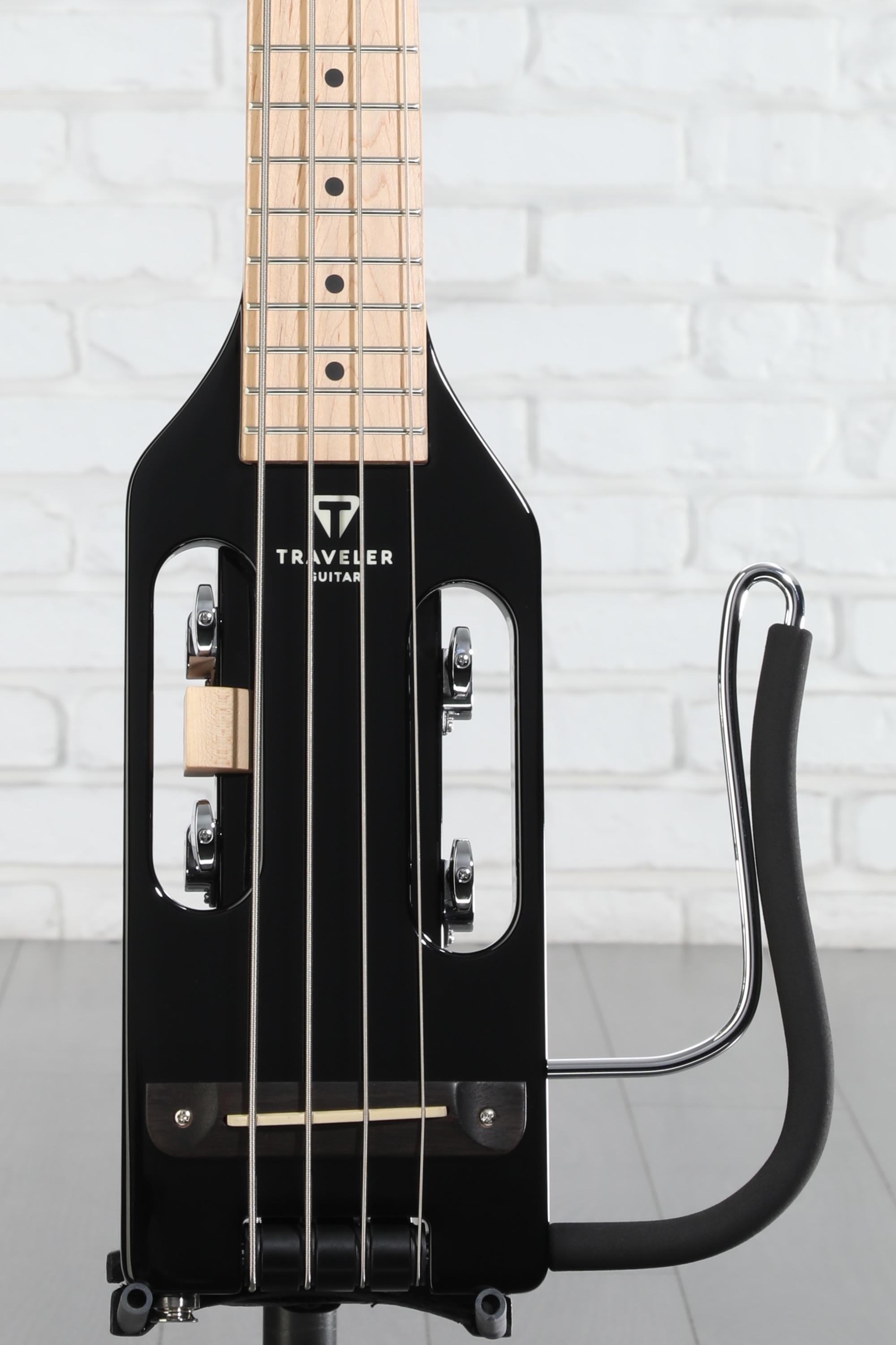 Traveler Guitar Ultra-Light Bass Guitar - Gloss Black | Sweetwater