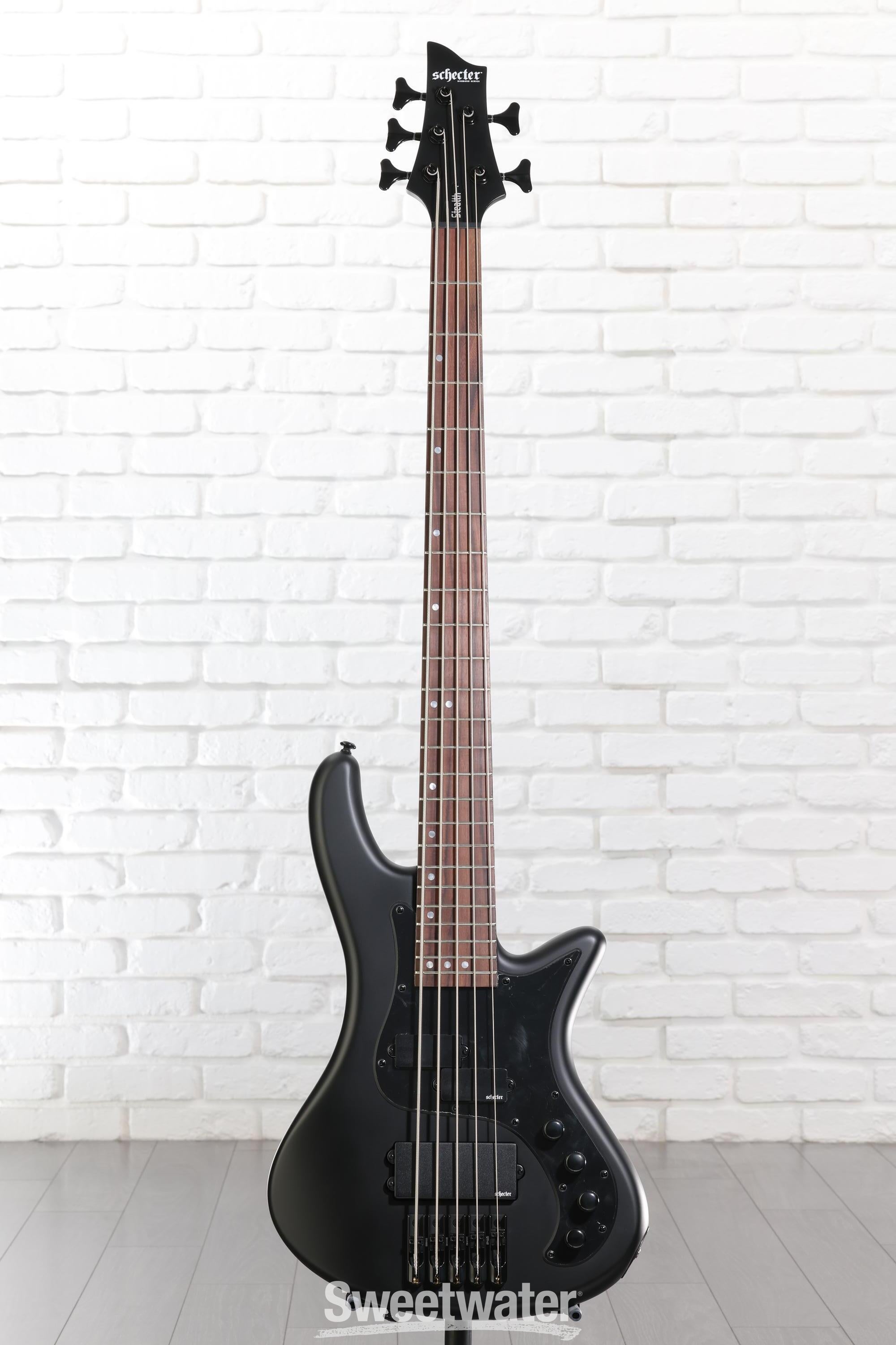 Schecter Stiletto Stealth-5 5-string Electric Bass Guitar - Satin
