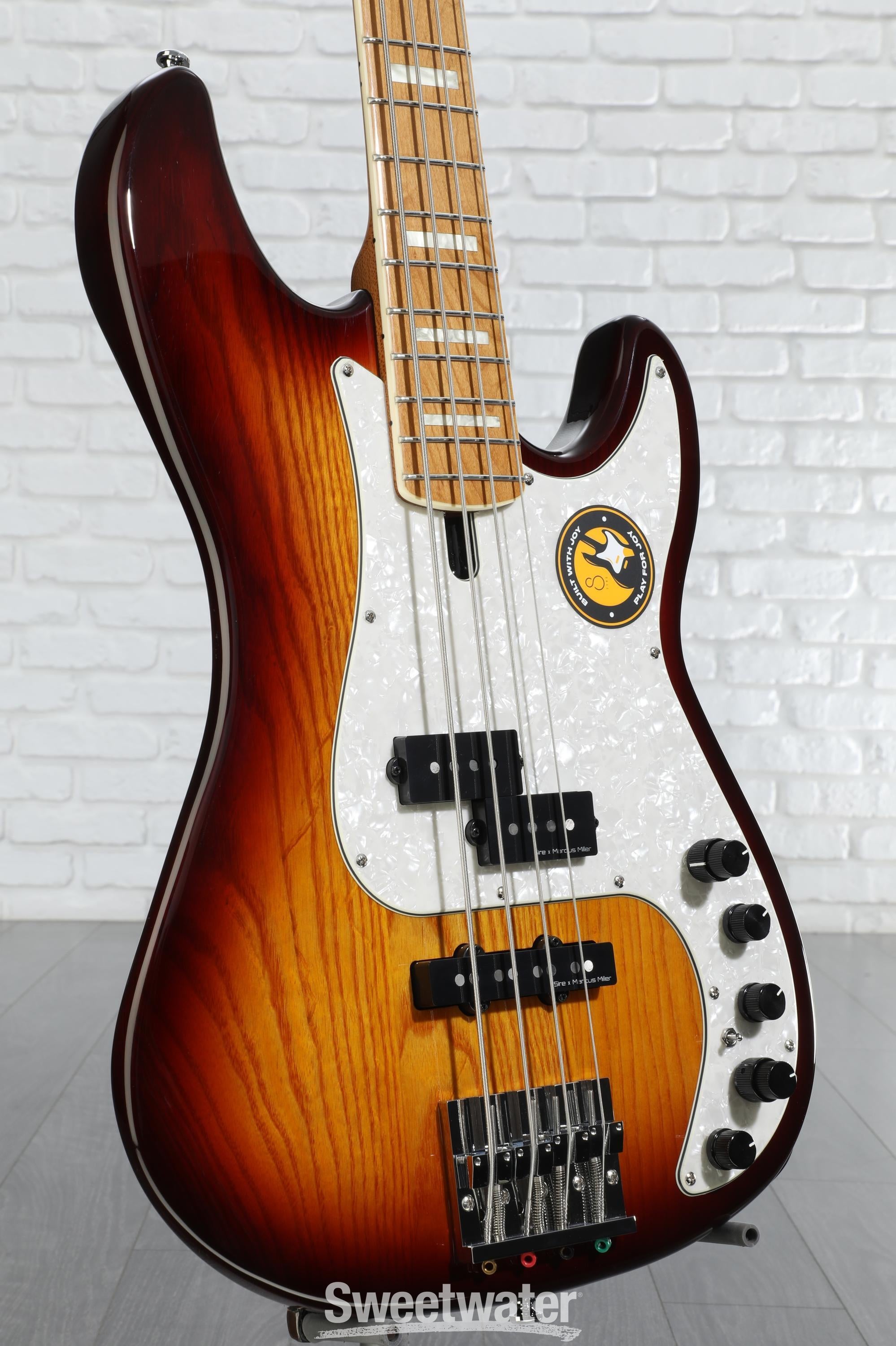 Sire Marcus Miller P8 4-string Bass Guitar - Tobacco