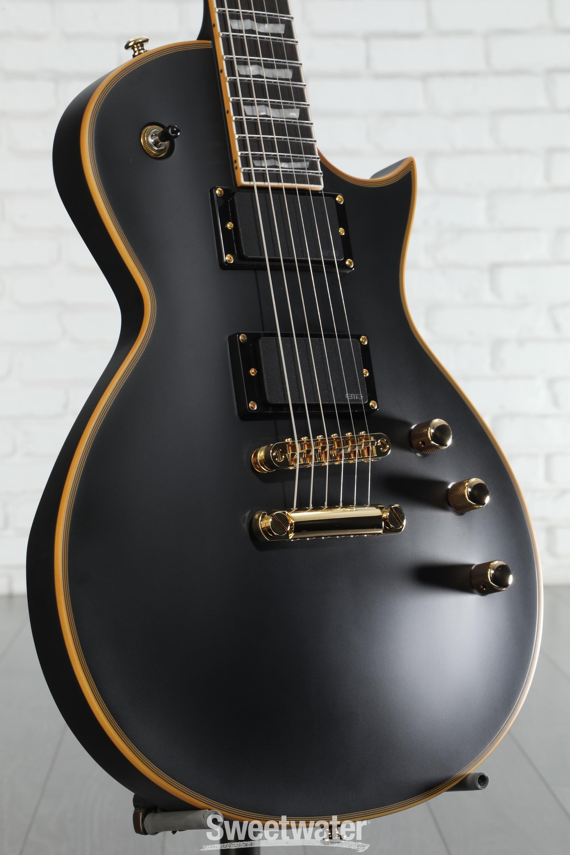 ESP LTD EC-1000 Electric Guitar - Vintage Black Reviews | Sweetwater