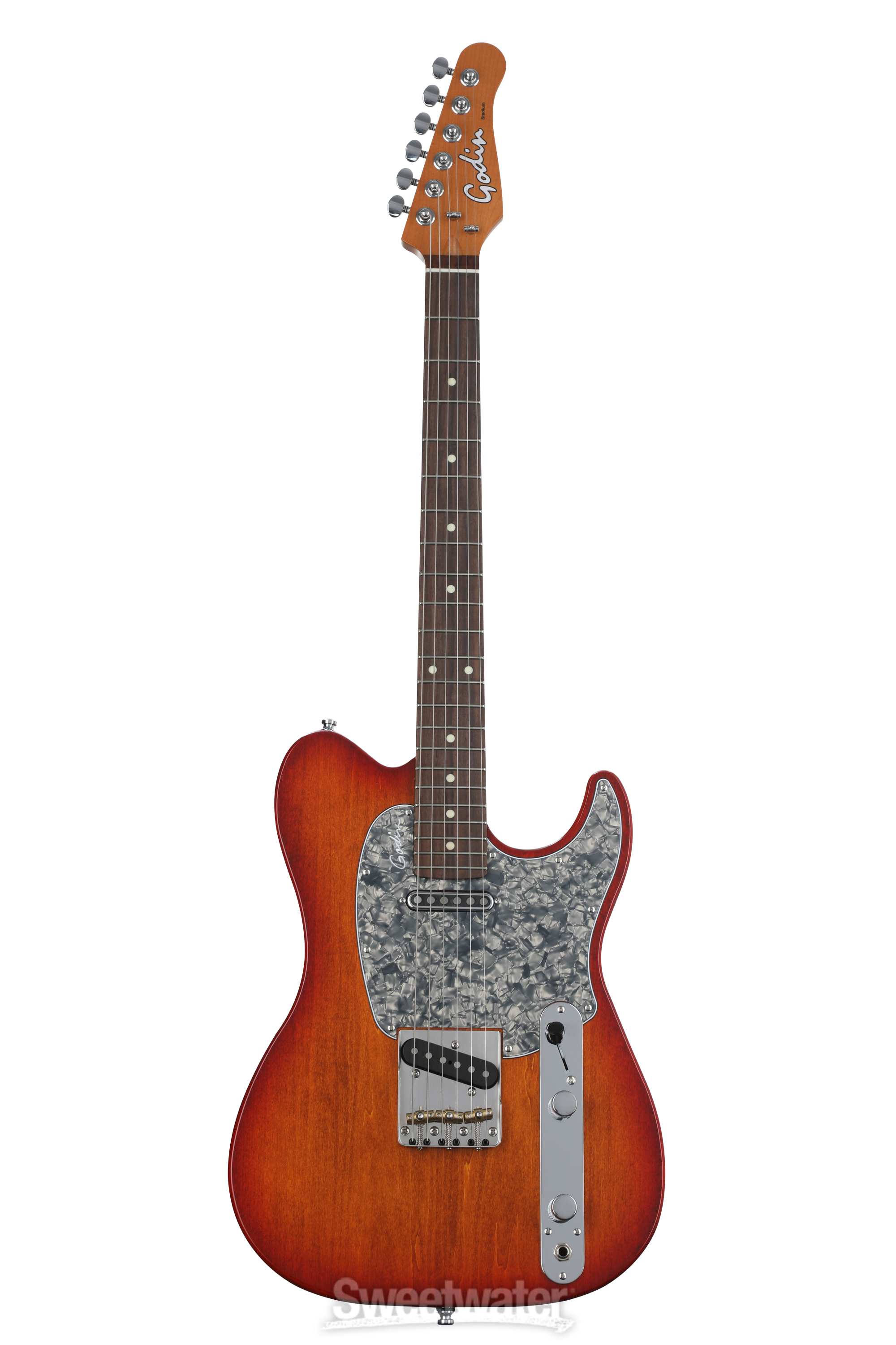 Godin Stadium Pro Electric Guitar - Sunset Burst with Rosewood