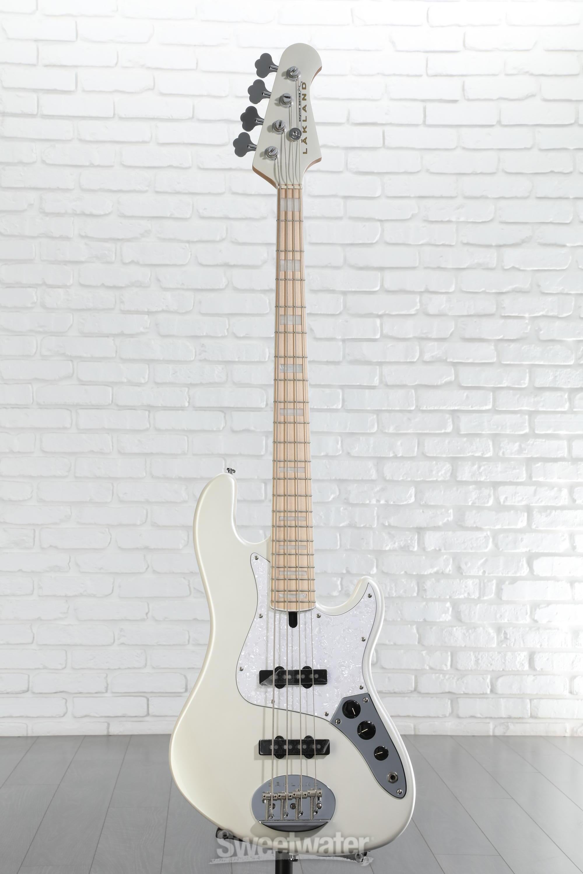 Lakland Skyline Darryl Jones DJ-4 Bass Guitar - White Pearl with