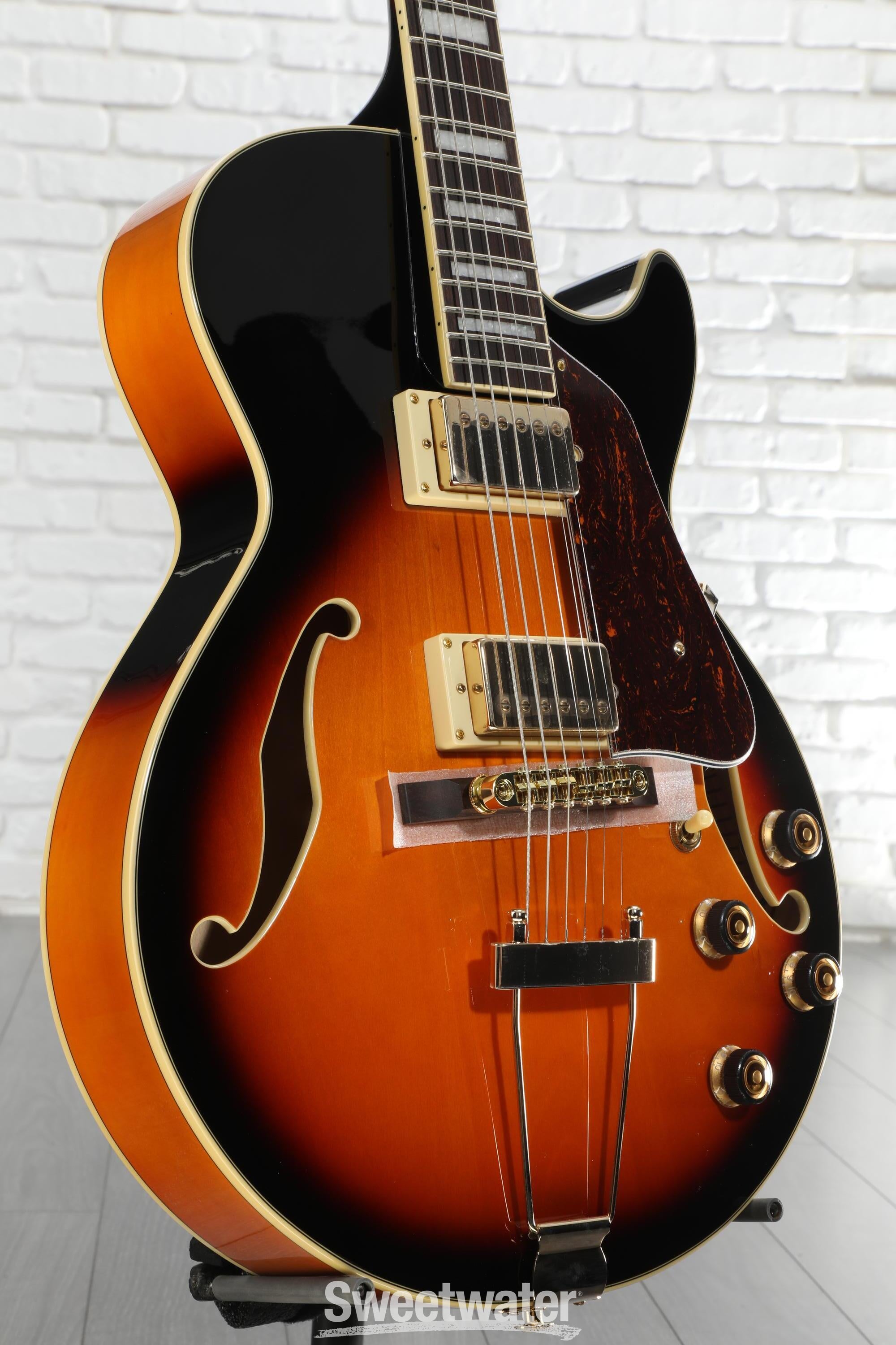 Ibanez Artcore AG75G Hollowbody Electric Guitar - Brown Sunburst
