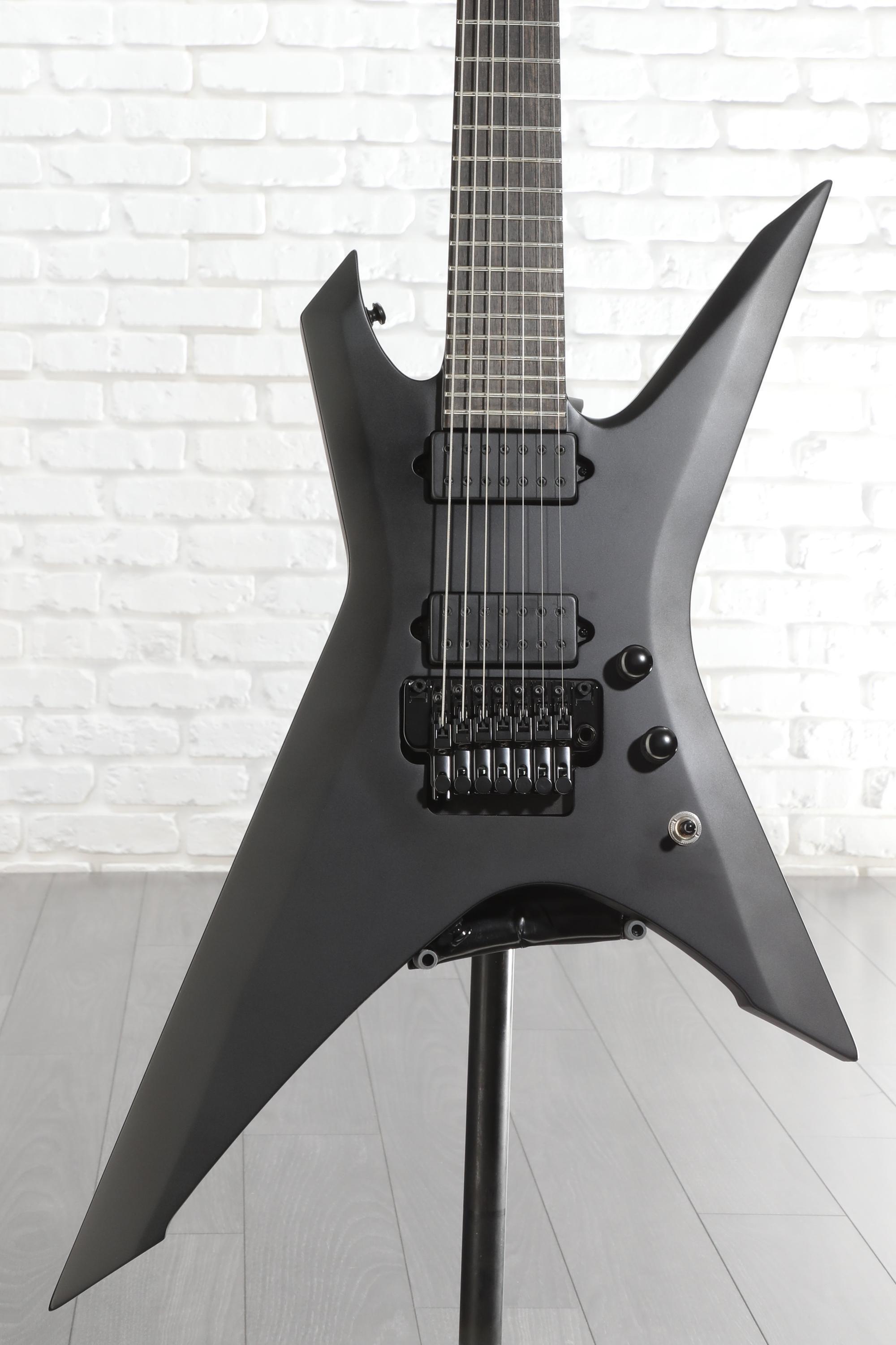 Ibanez Iron Label Xiphos 7-string - Black Flat | Sweetwater