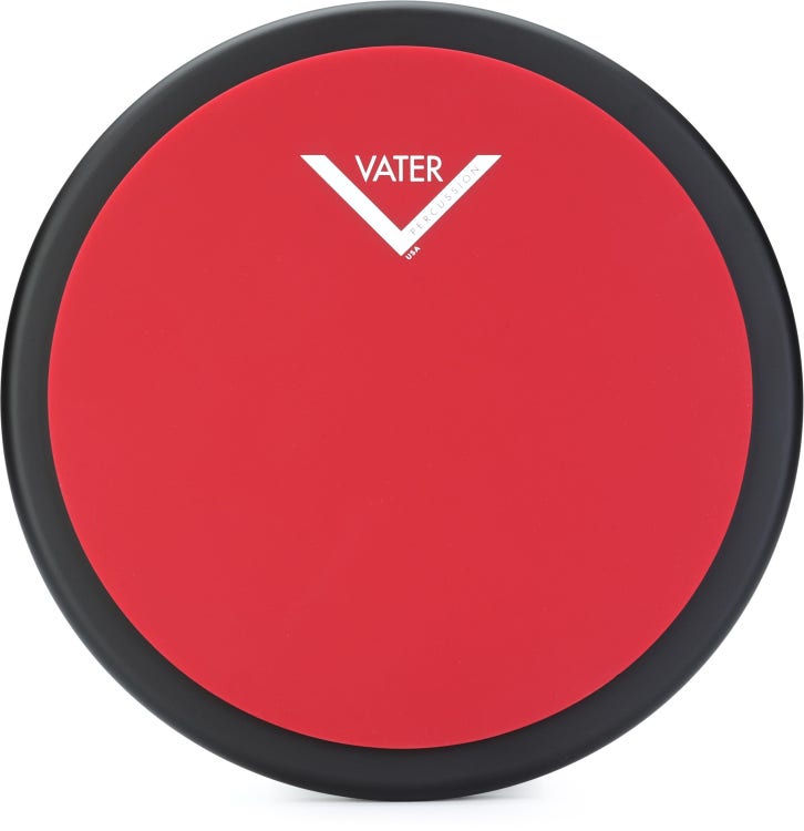 Vater Chop Builder Practice Pad - 12 inches, Red