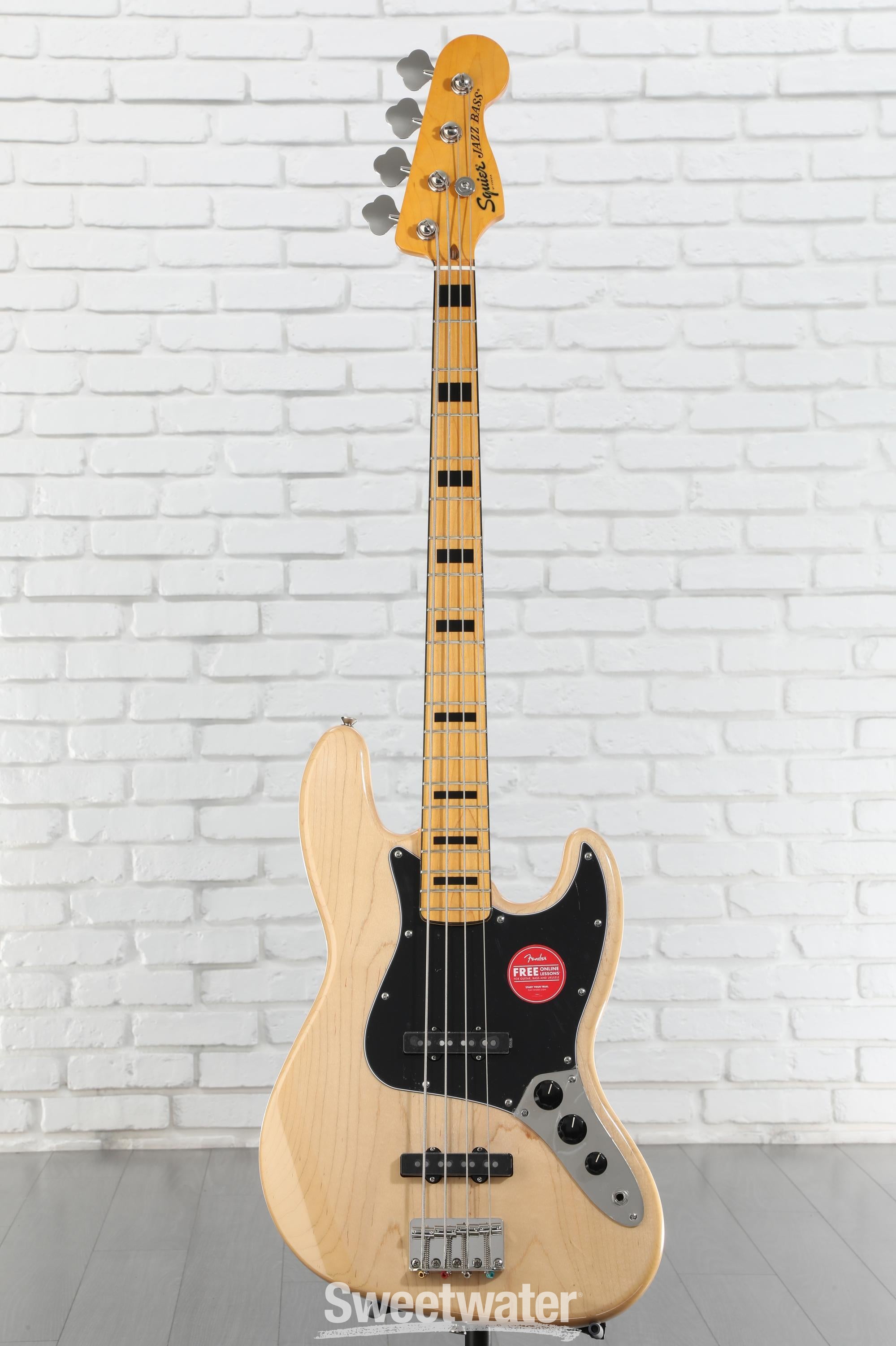 Squier Classic Vibe '70s Jazz Bass - Natural | Sweetwater