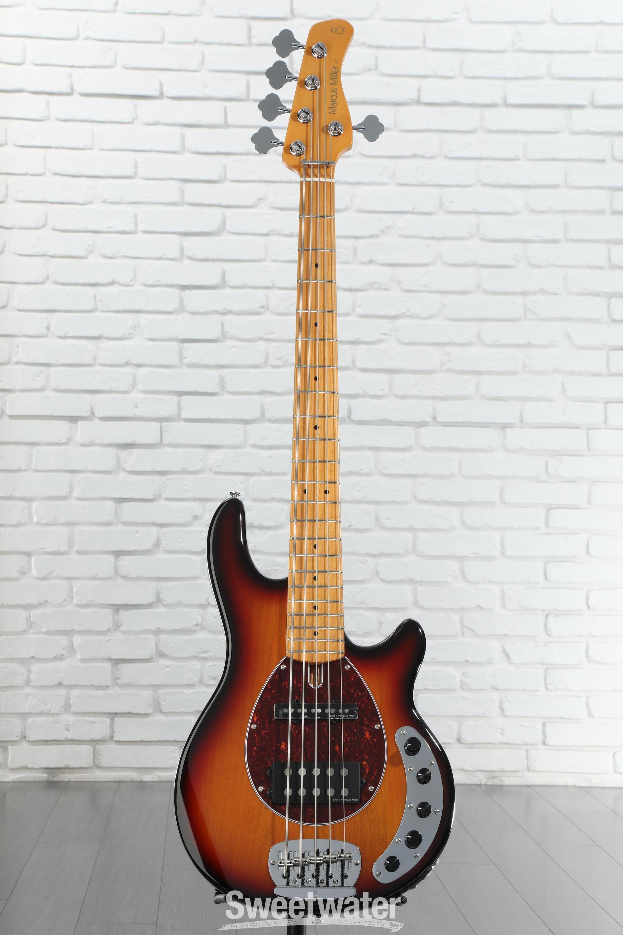Sire Marcus Miller Z7 5-string Bass Guitar - Antique White