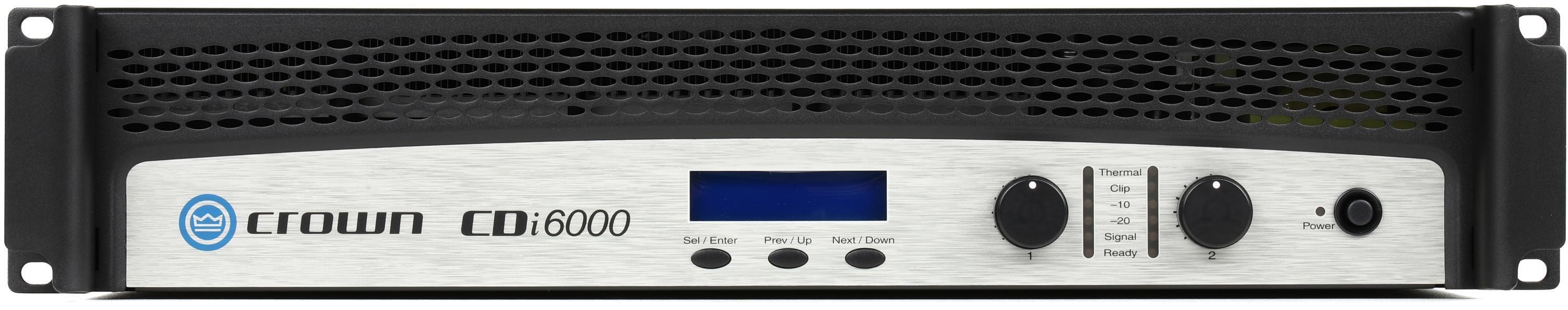 Photo of Crown CDi 6000 2,100-watt 2-channel 70V Power Amplifier