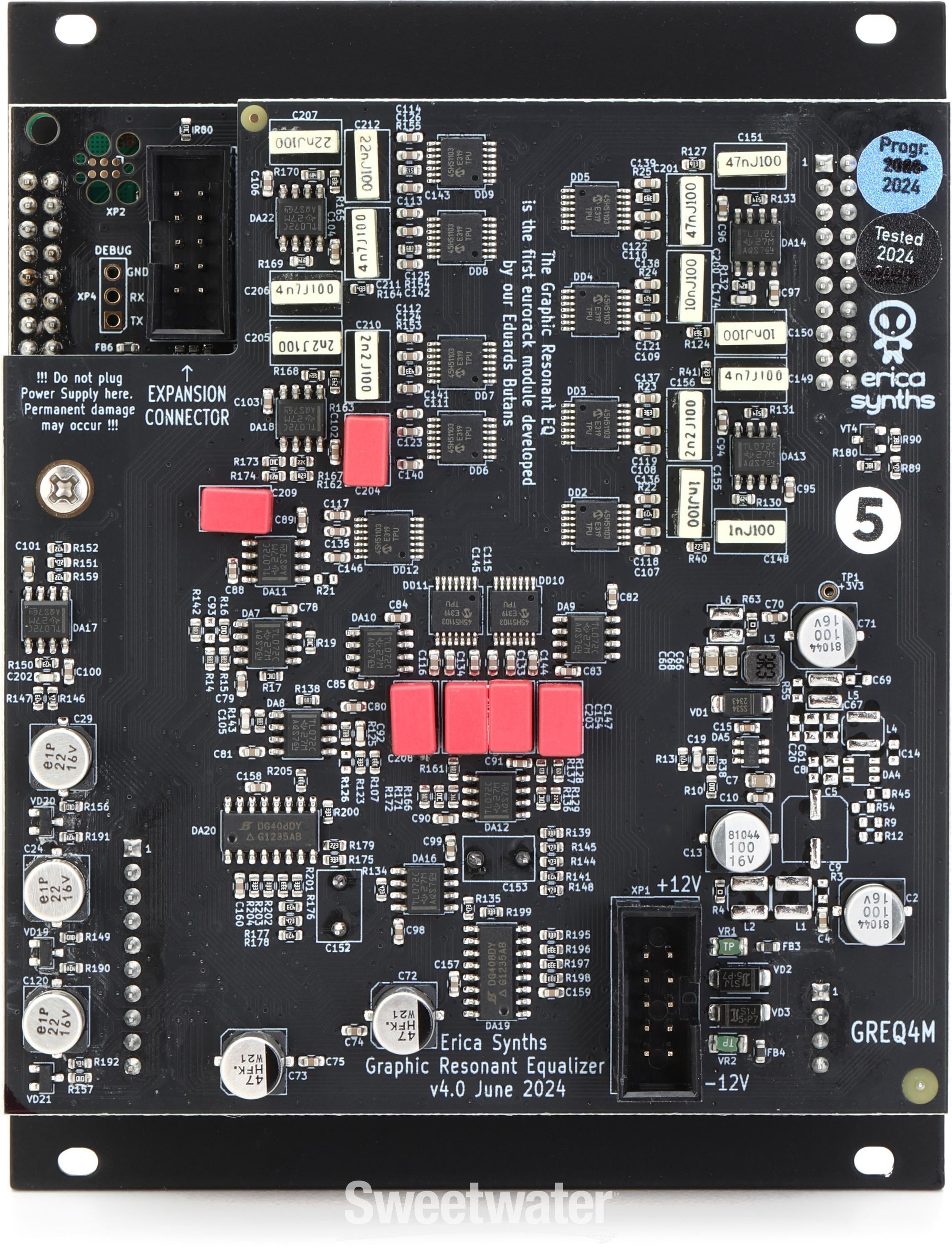 Erica Synths Graphic Resonant FB 10-band Filter Control
