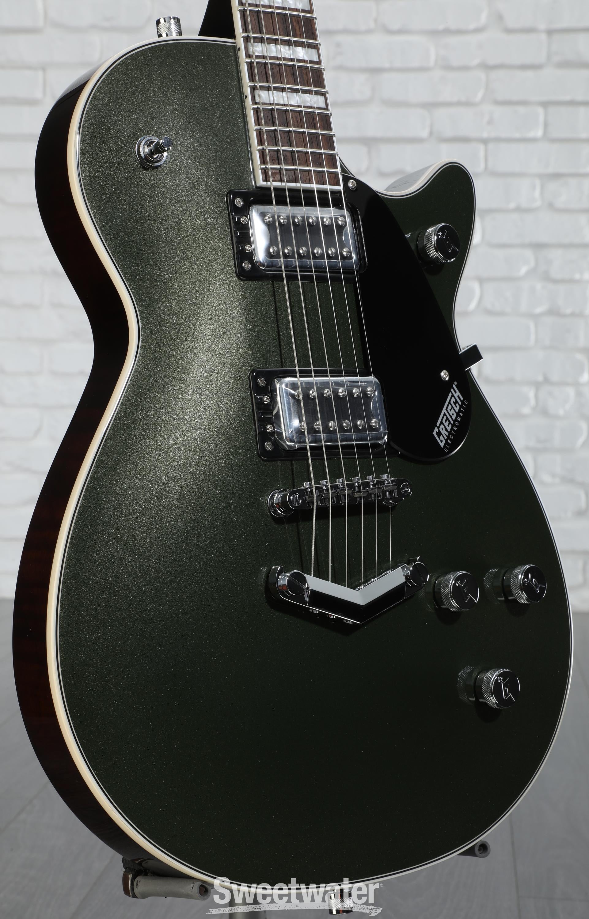 名作 Gretsch G5220 Electromatic Jet BT Electric Guitar - Olive ルアー・フライ