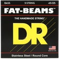 Photo of DR Strings FB5-45 Fat-Beams Stainless Steel 5-string Bass Guitar Strings - .045-.125