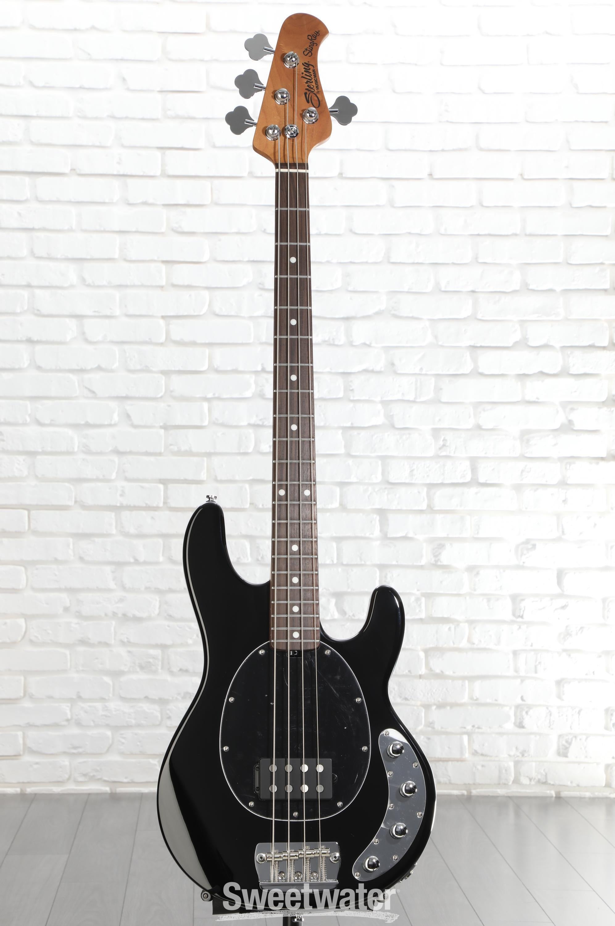 Sterling By Music Man StingRay RAY34 Bass Guitar - Black | Sweetwater
