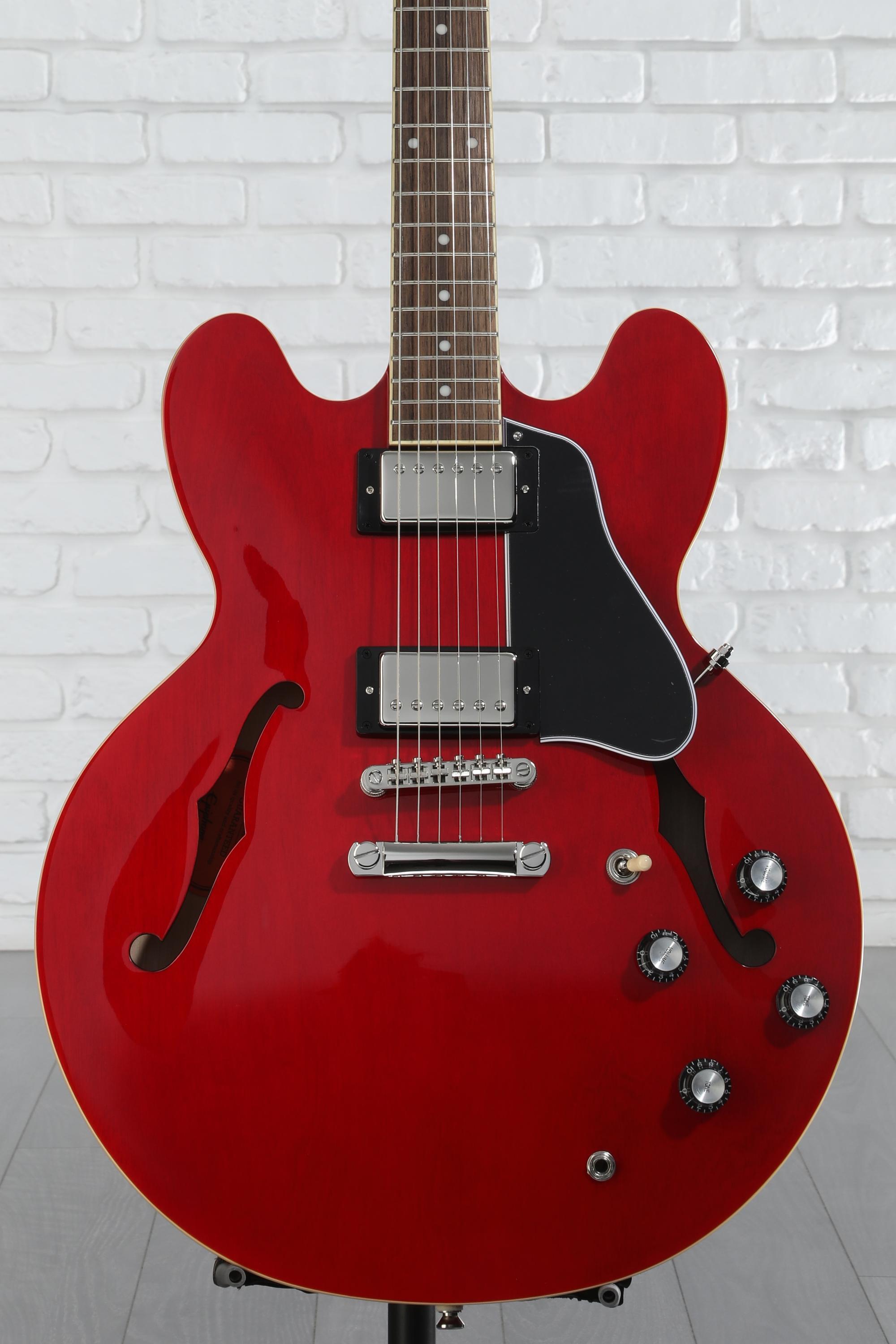 epiphone es-335 セミアコ 2020年モデル Epiphone ES-335 Semi-Hollow Electric Guitar Vintage Sunburst