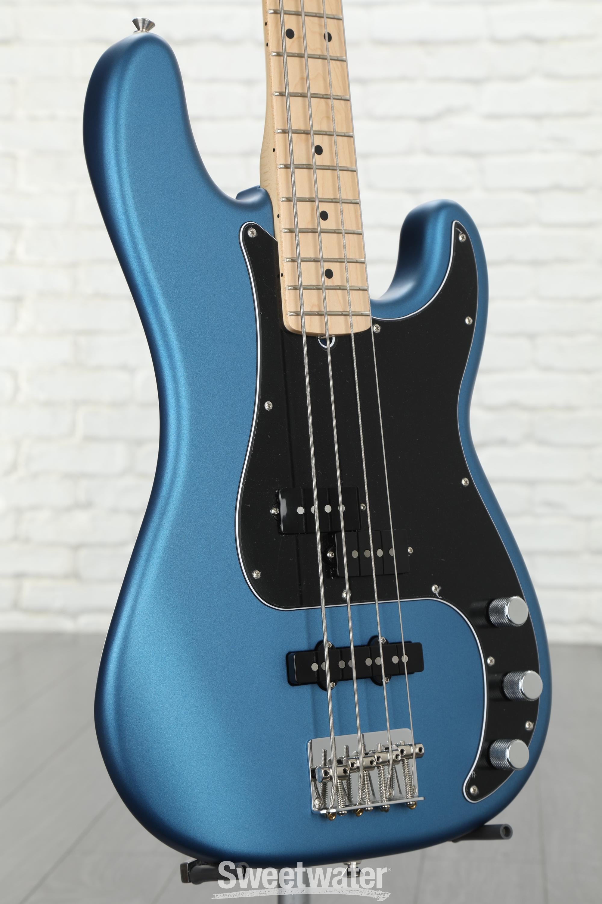 Fender American Performer Precision Bass - Satin Lake Placid Blue